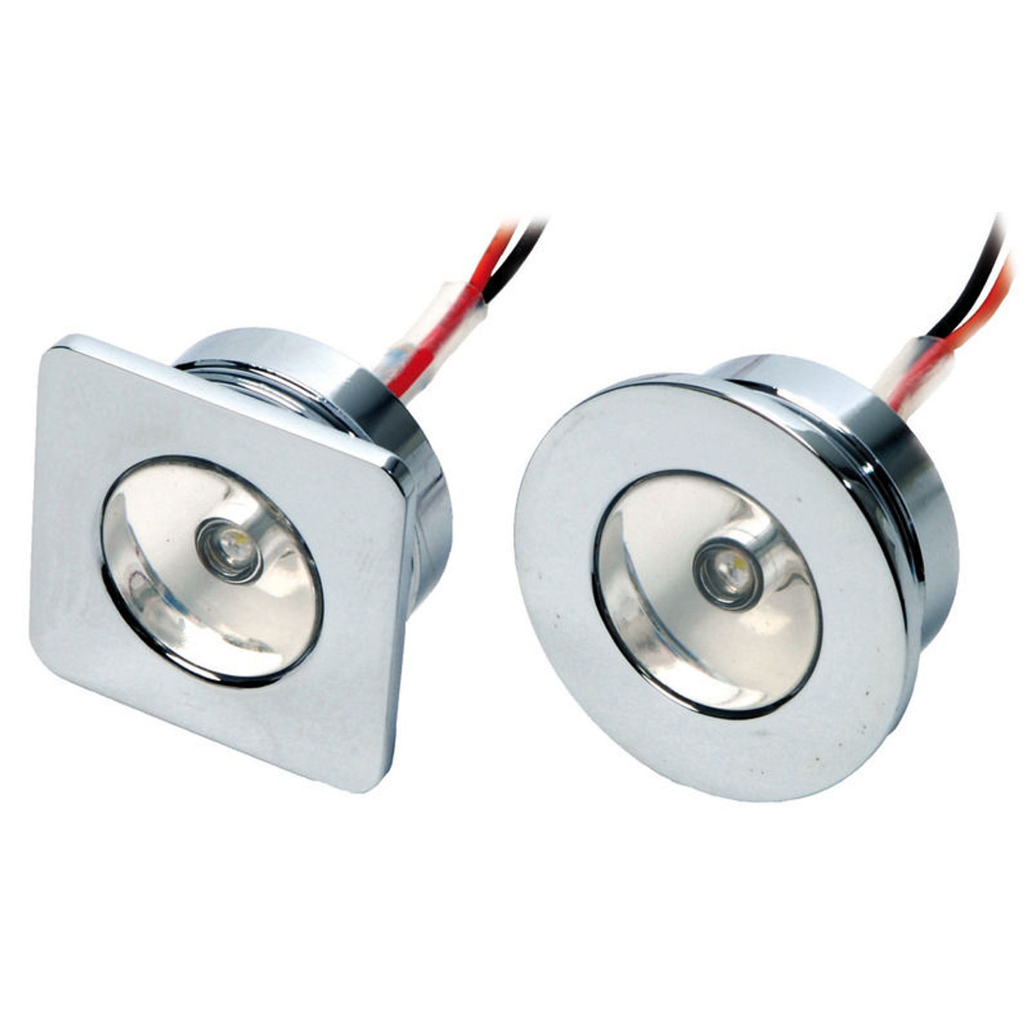 LED courtesy-lys rund/hvid