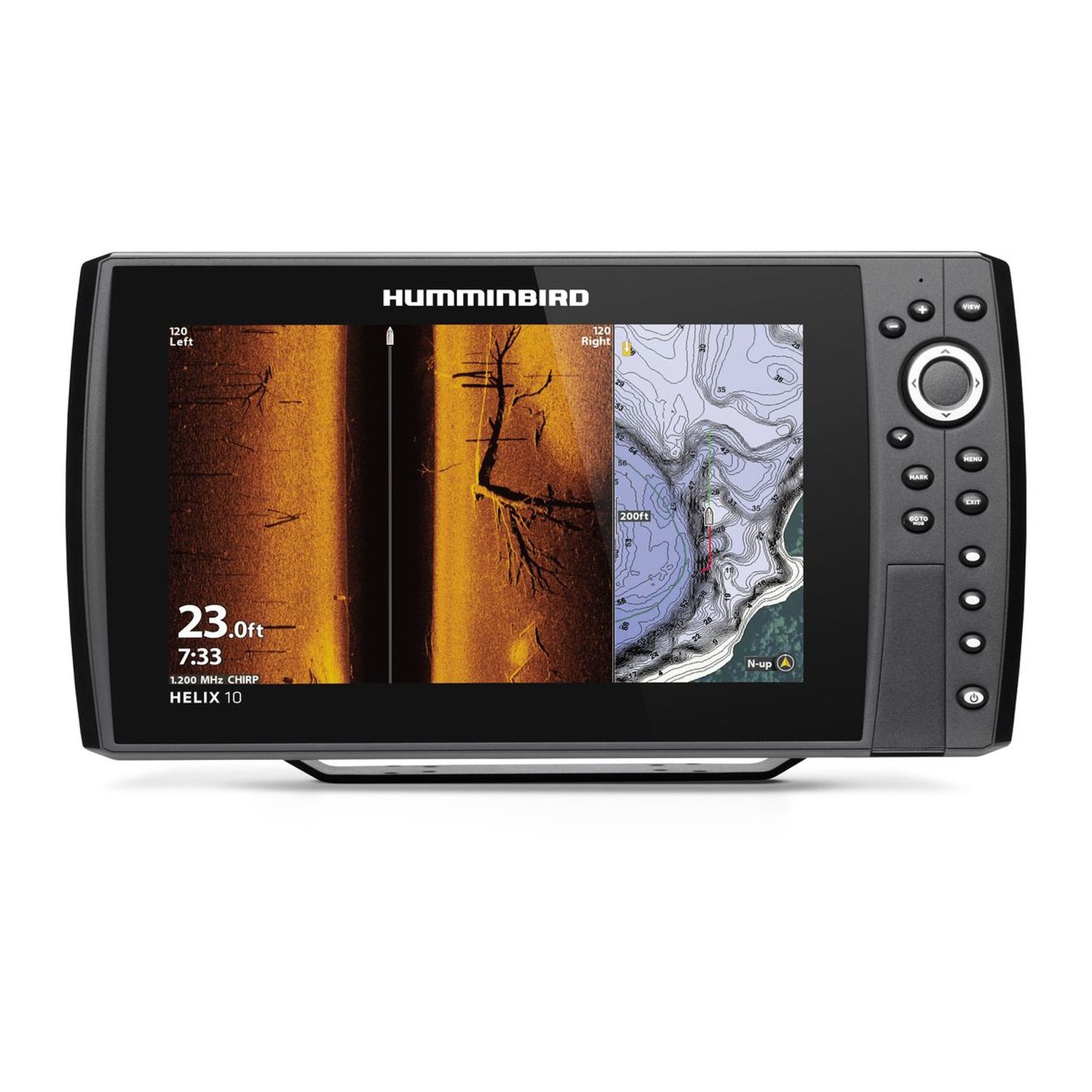 Humminbird Helix 10 CHIRP MSI+ GPS G3N kaiku/plotteri