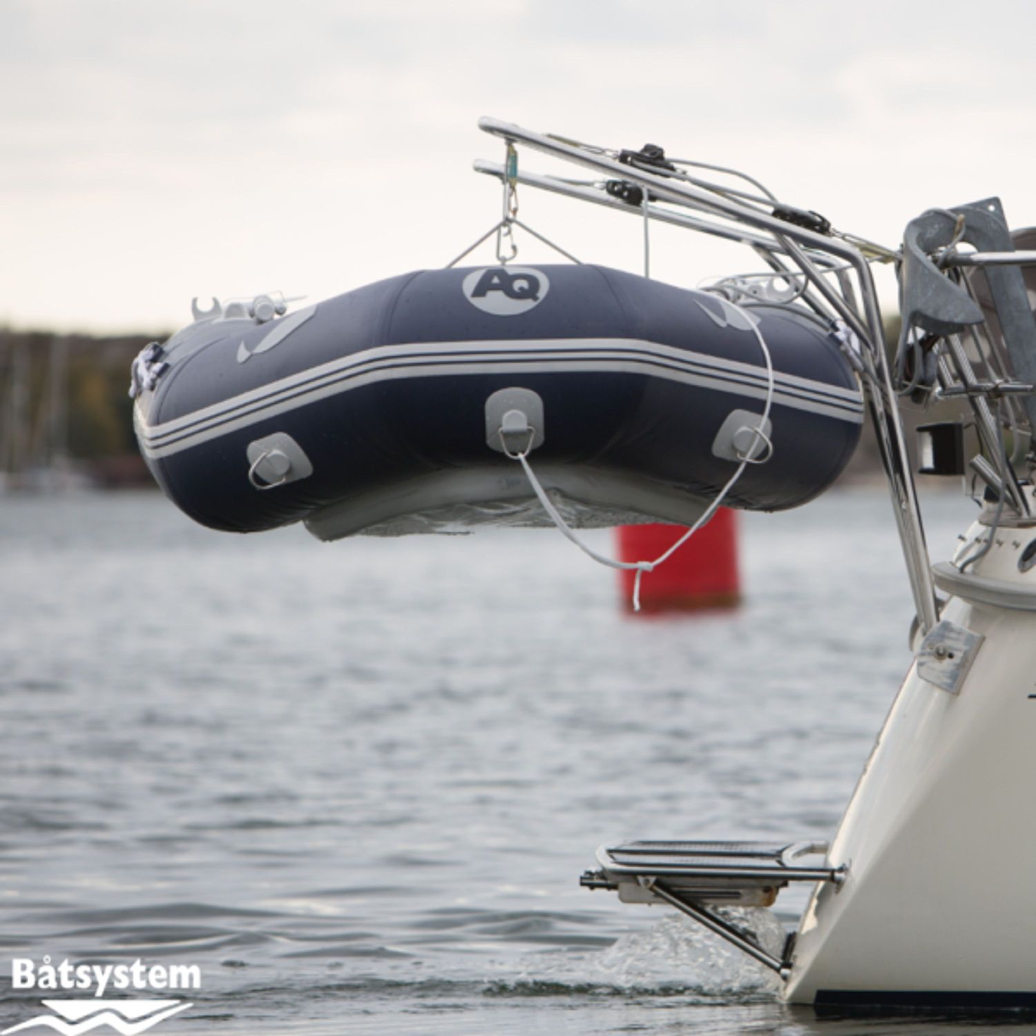 Davit kit 25KIT. For rett akter, med blokk