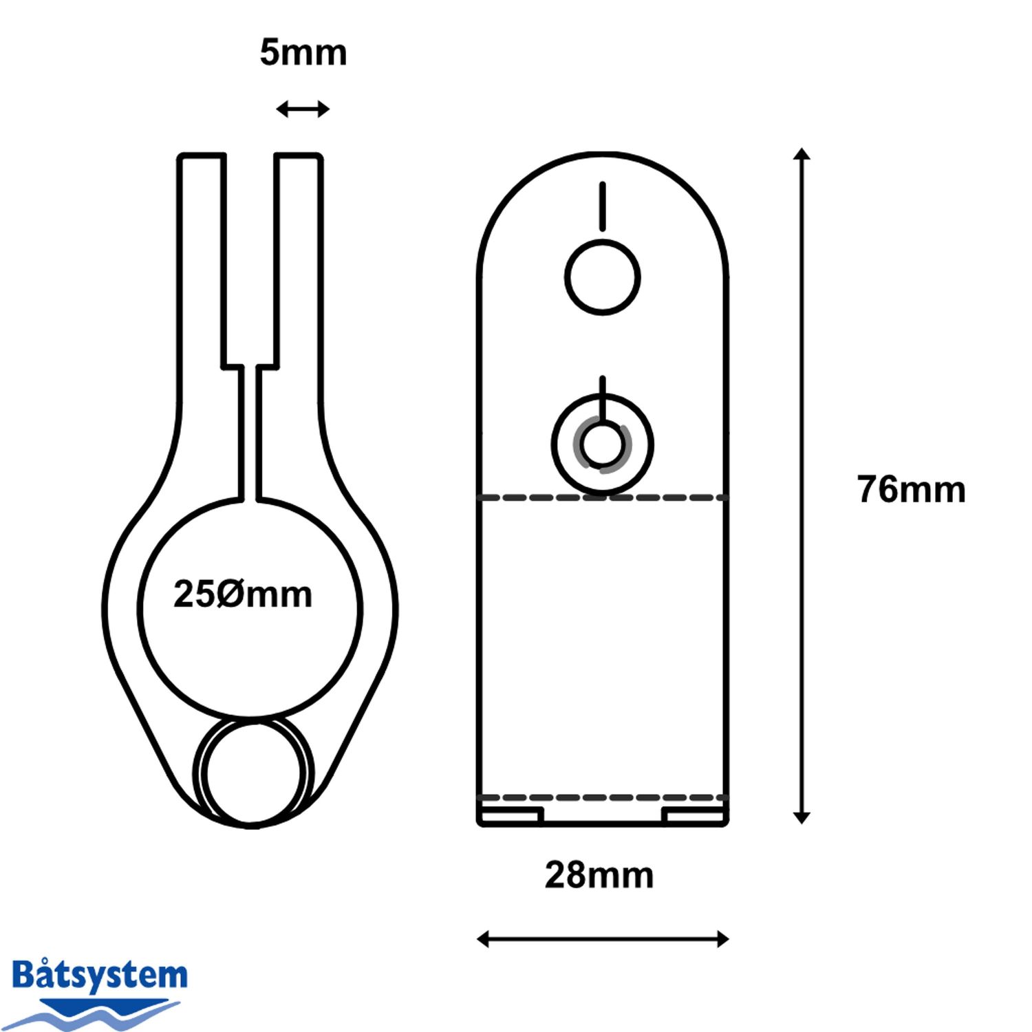 Noa fæste med øjebolt
