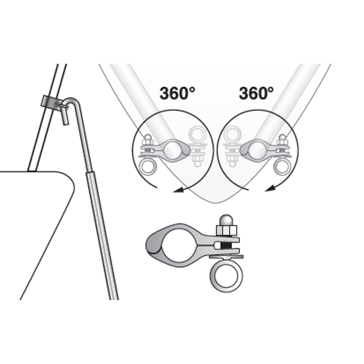Fäste med/utan öglebult