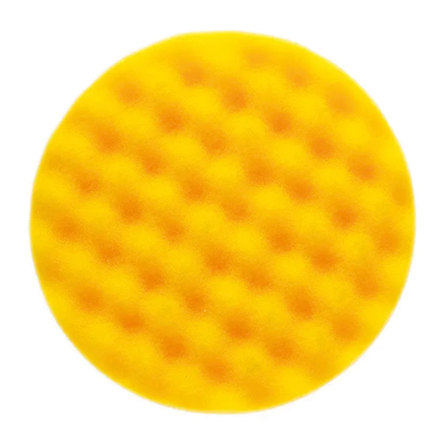 Mirka rubbing rondel våfflat skum gul Ø 85 mm 2 st