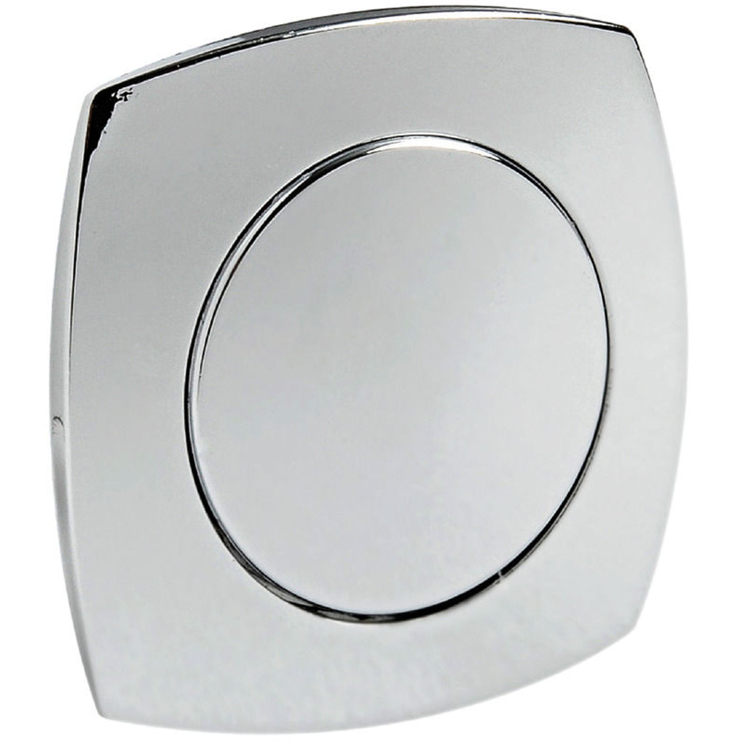 Knopp + ring Konvex kromad ABS