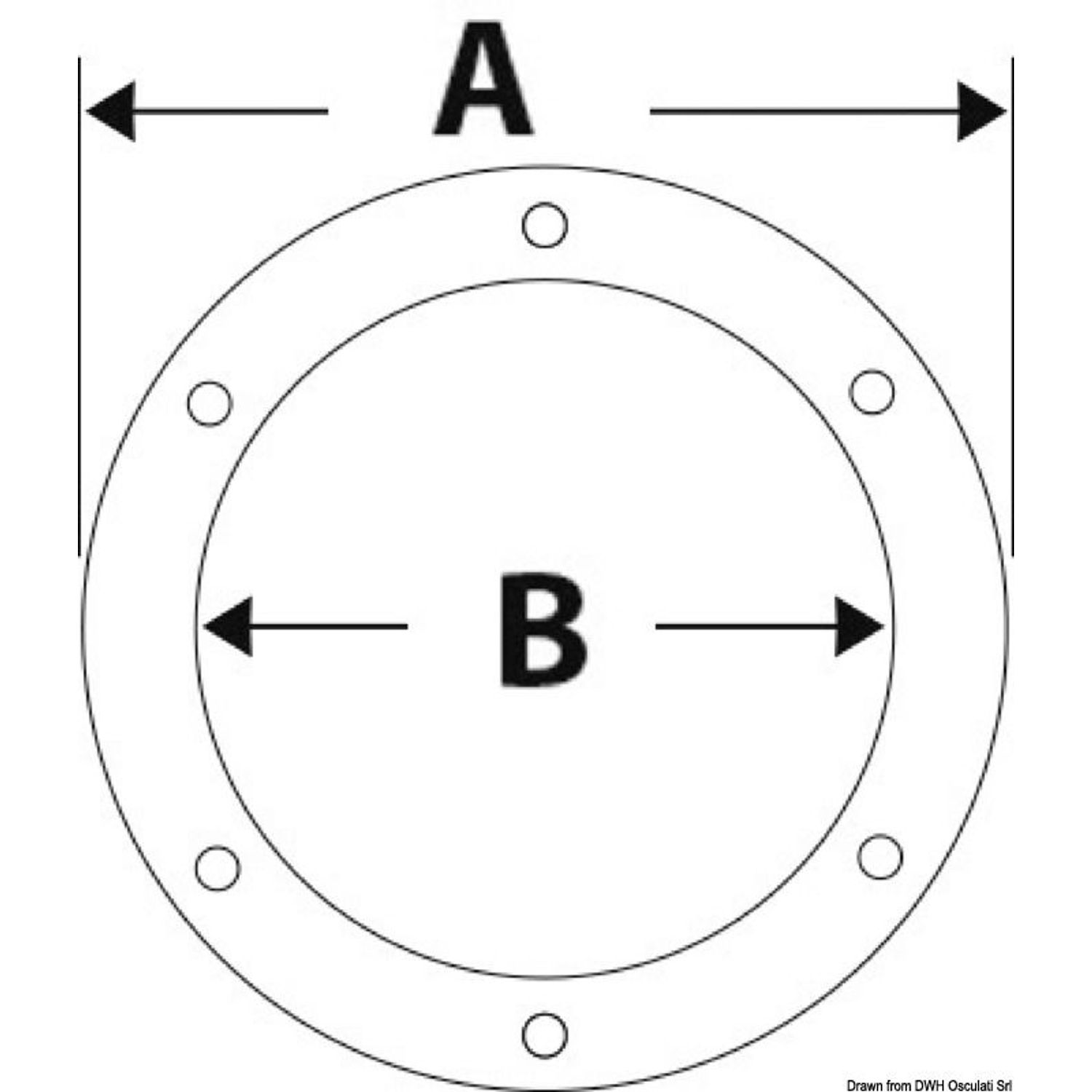 Tarkastusluukku valkoinen helposti avattava 127 mm