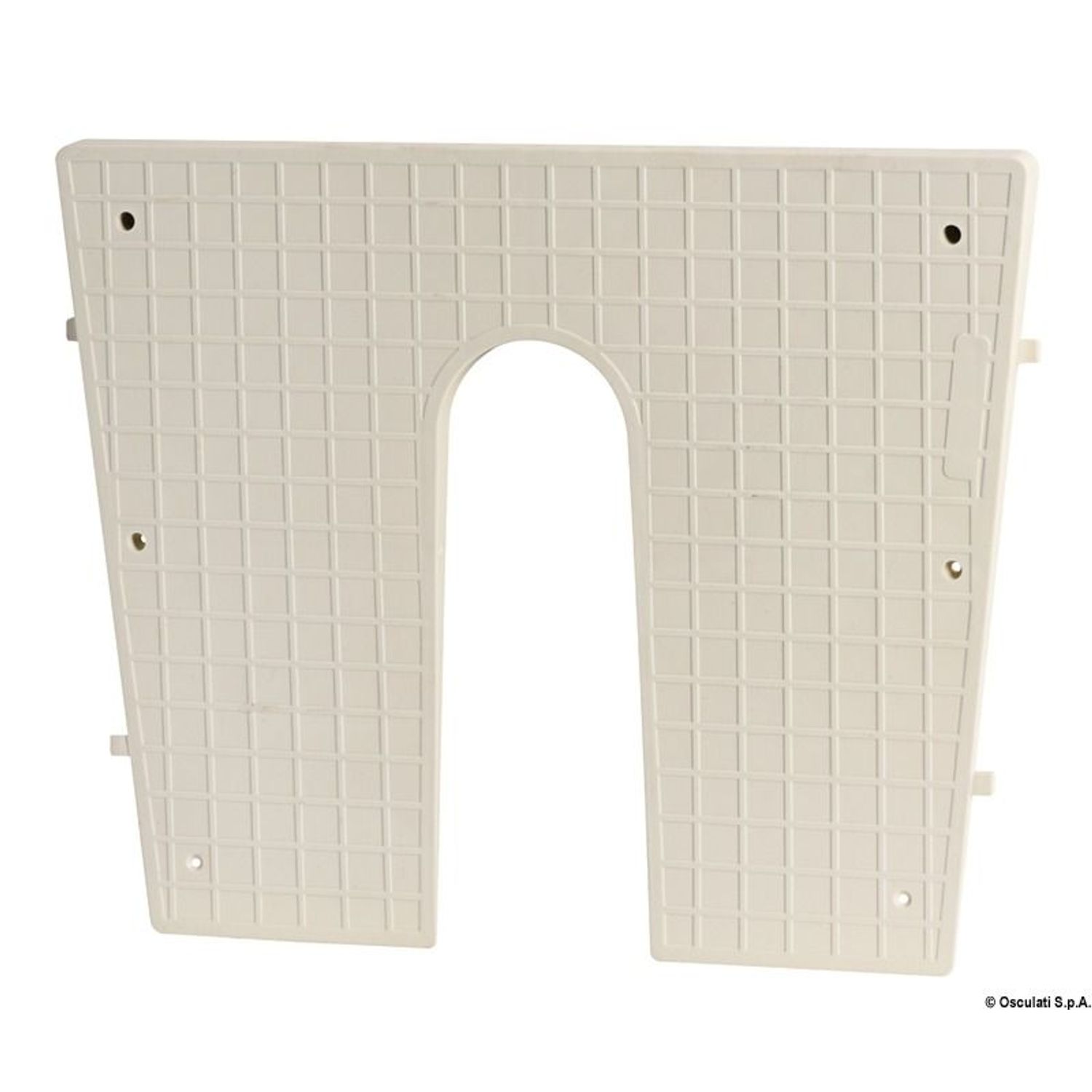 Peräpeilin suojalevy RAL 9001 430x350 mm