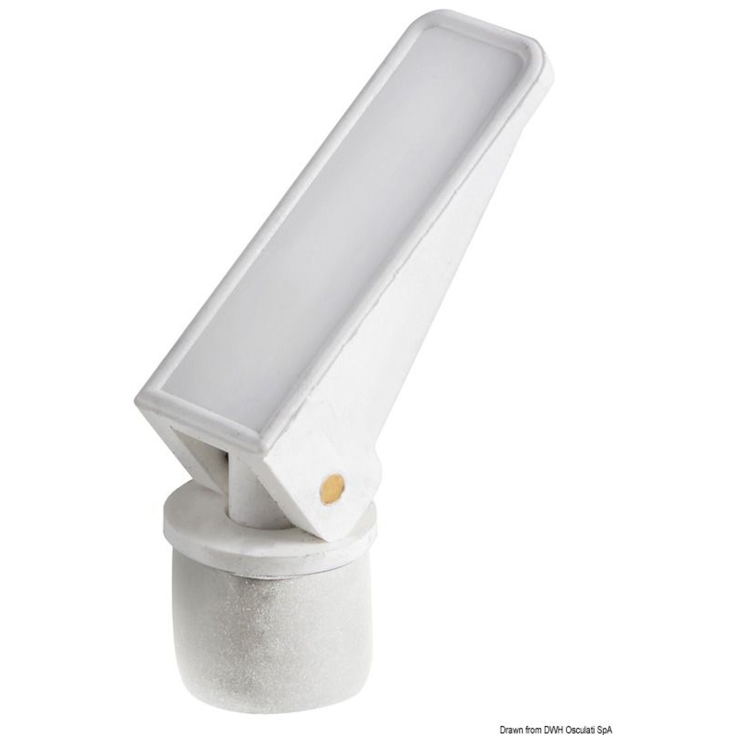 Vit expanderbar dräneringspropp 22 mm