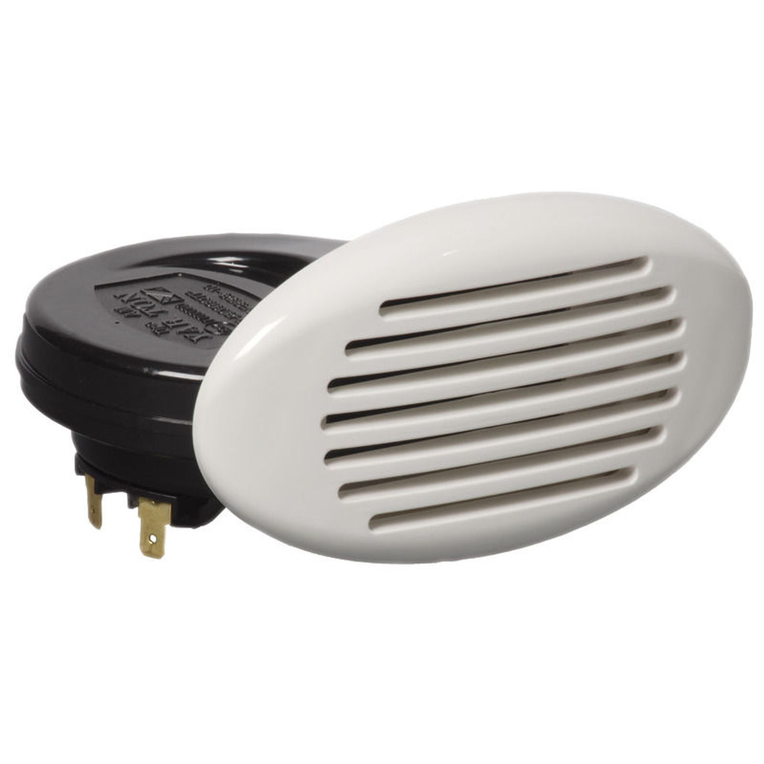 Hvitt innfelt signalhorn 112 dB