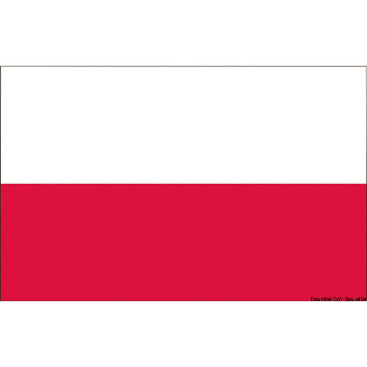 Polens flag 40 x 60 cm