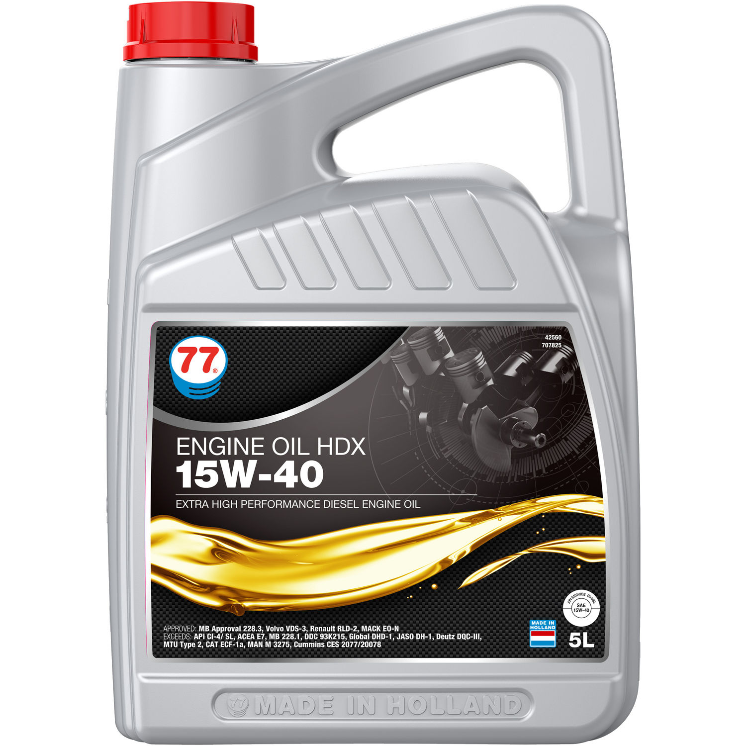 Moottoriöljy HDX 15W-40 SJU707825 SJU707825