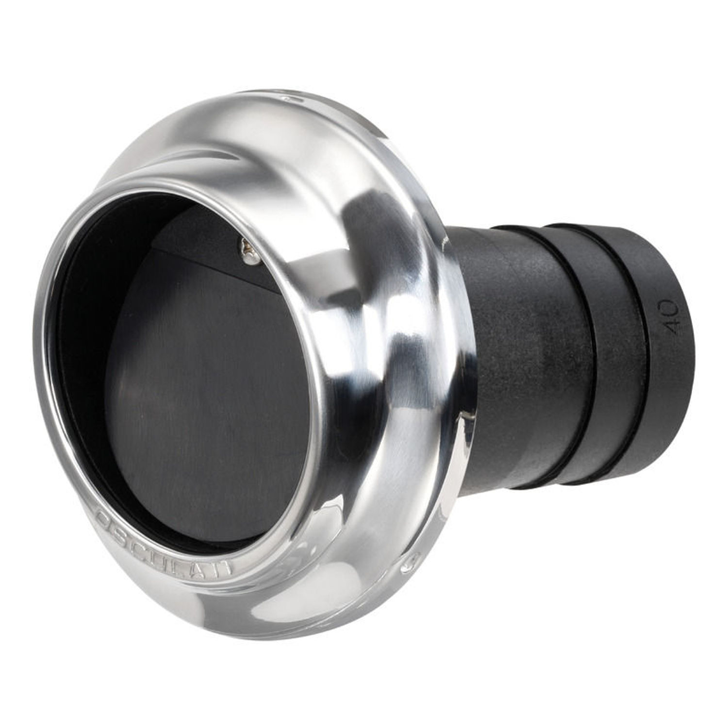 Eksosrør i teknopolymer og rustfritt stål 75 mm