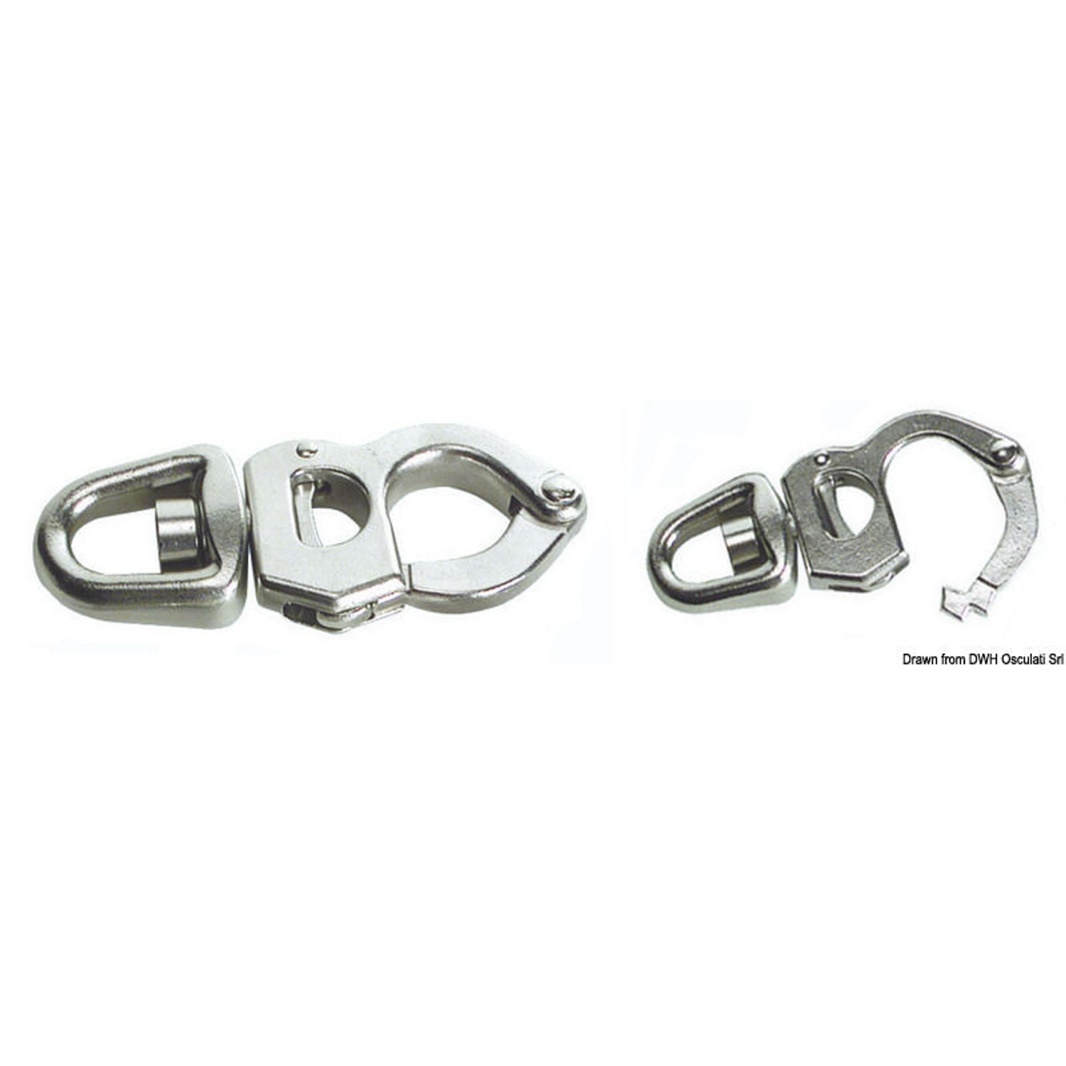 Pikasakkeli liipaisinavauksella AISI 316 127 mm