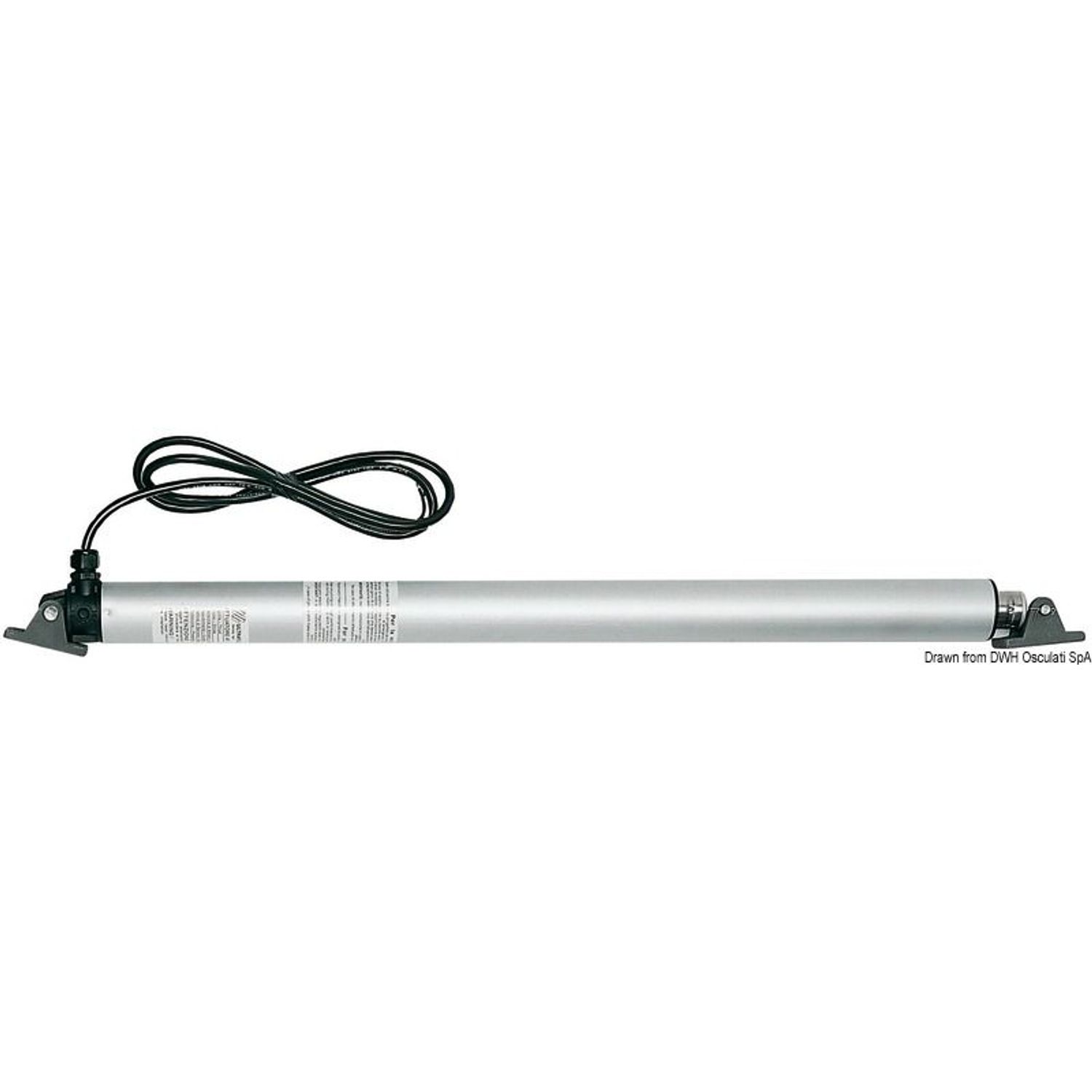 Dobbelt lugestag til luger 24 V 600 mm