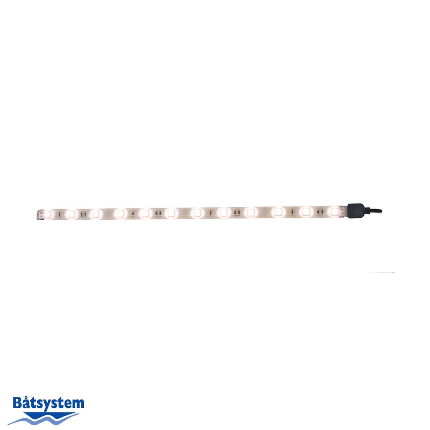 Båtsystem Flat Superstrip LED 300mm Hvid 2,4W 24V