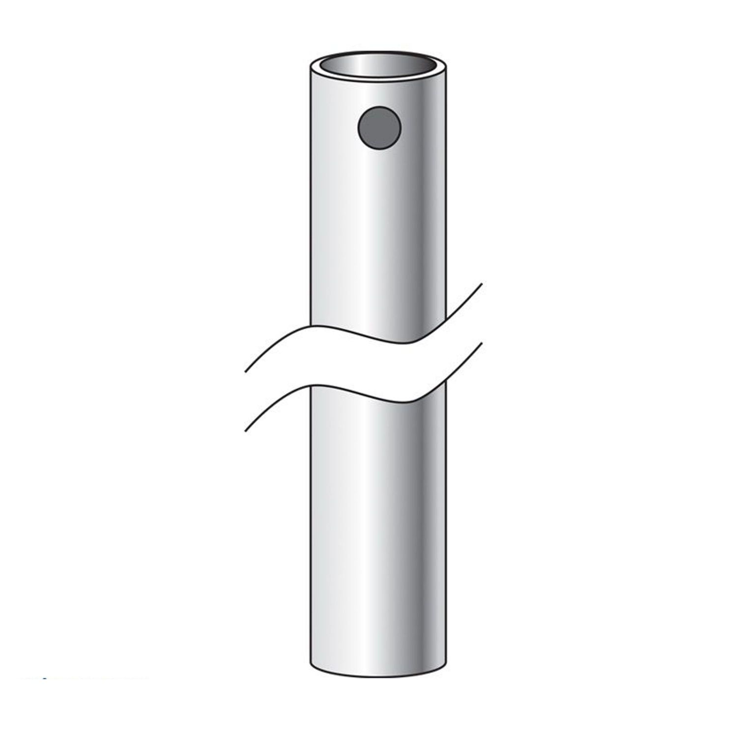 Båtsystem Støttestag til baugspyd 650 mm Ø22 mm