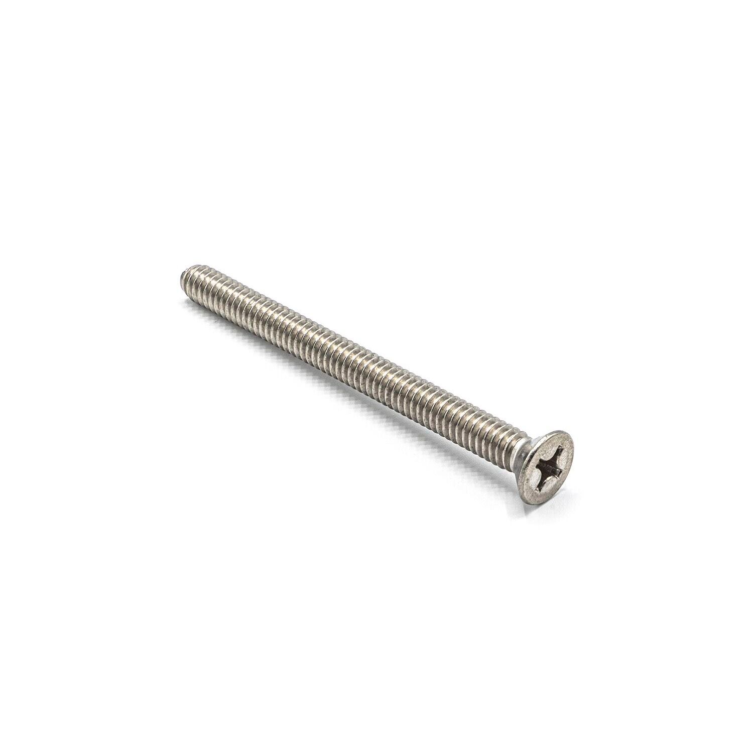 Screw 1/4-20 x 3" pfh SS