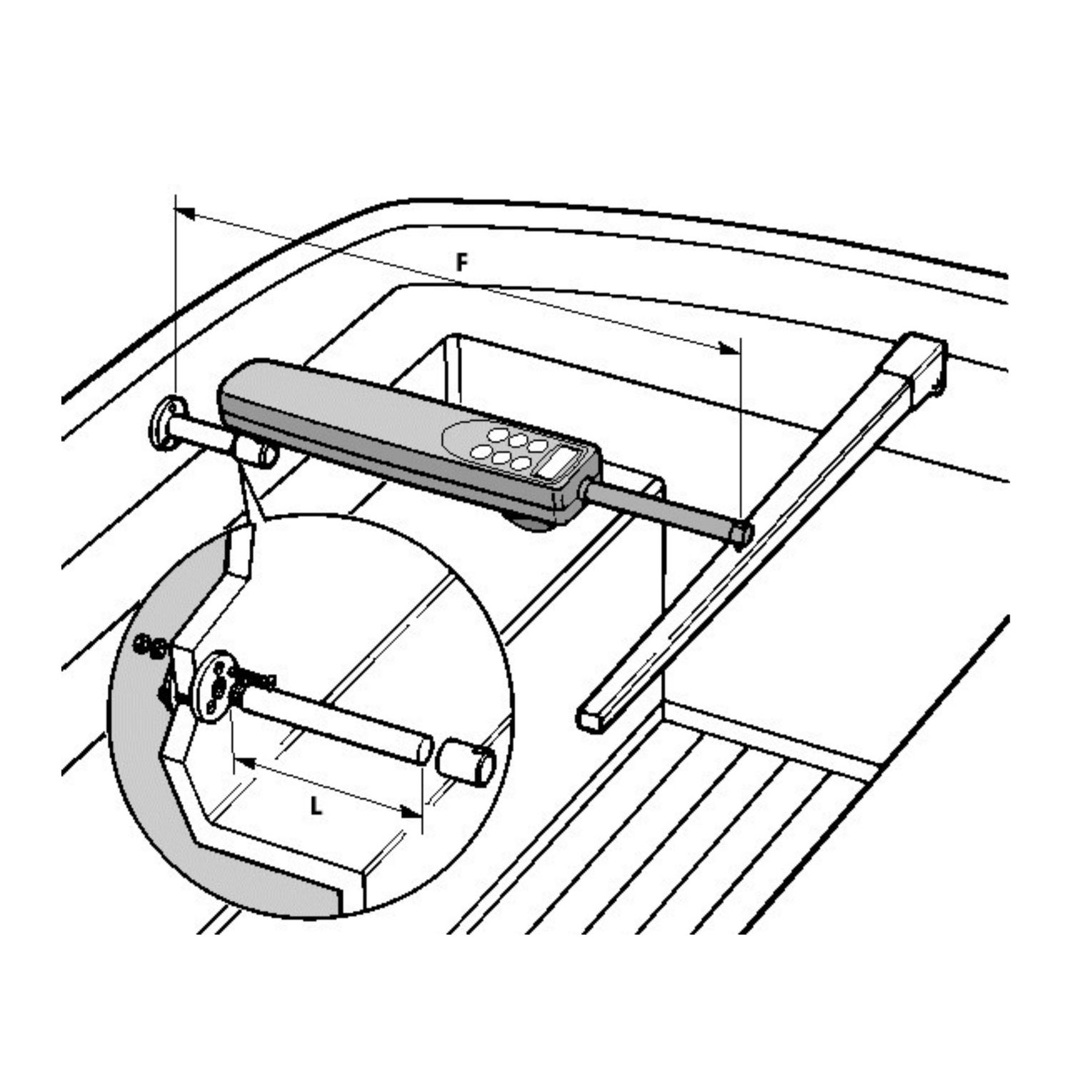 Raymarine Beslag for Rorkultpilot ST1/2000