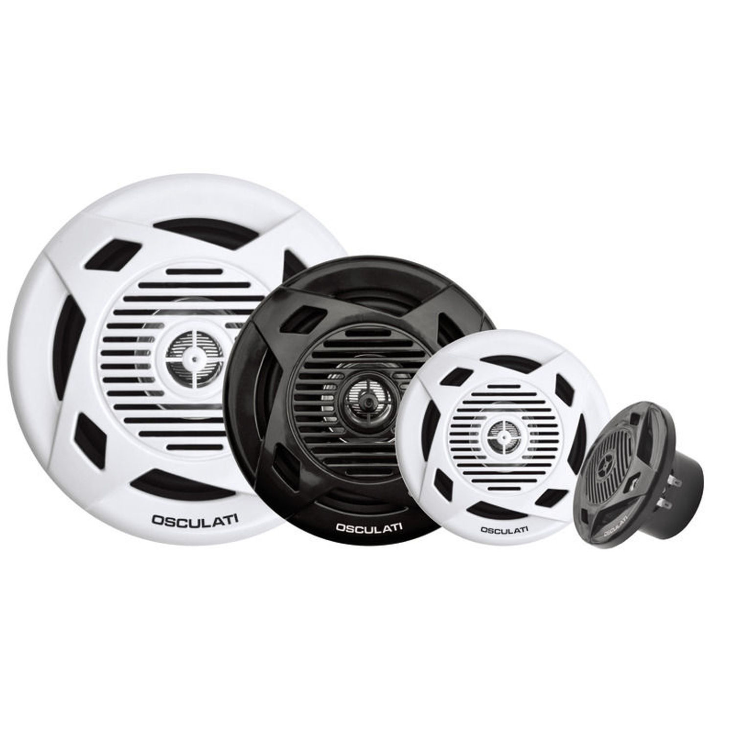 Par dobbeltkonehøjttalere 3" 2x20 W sorte