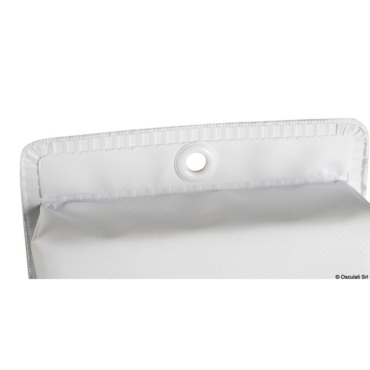 Litteä musta PVC-lepuuttaja 610 mm