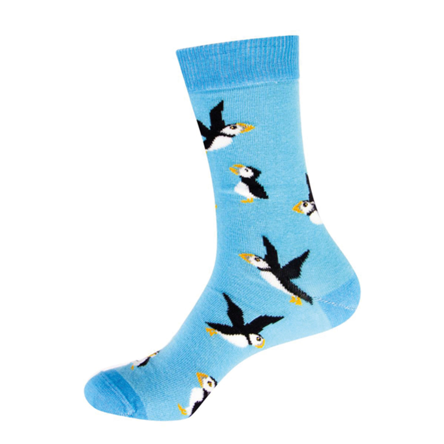 Puffin-sukat sininen