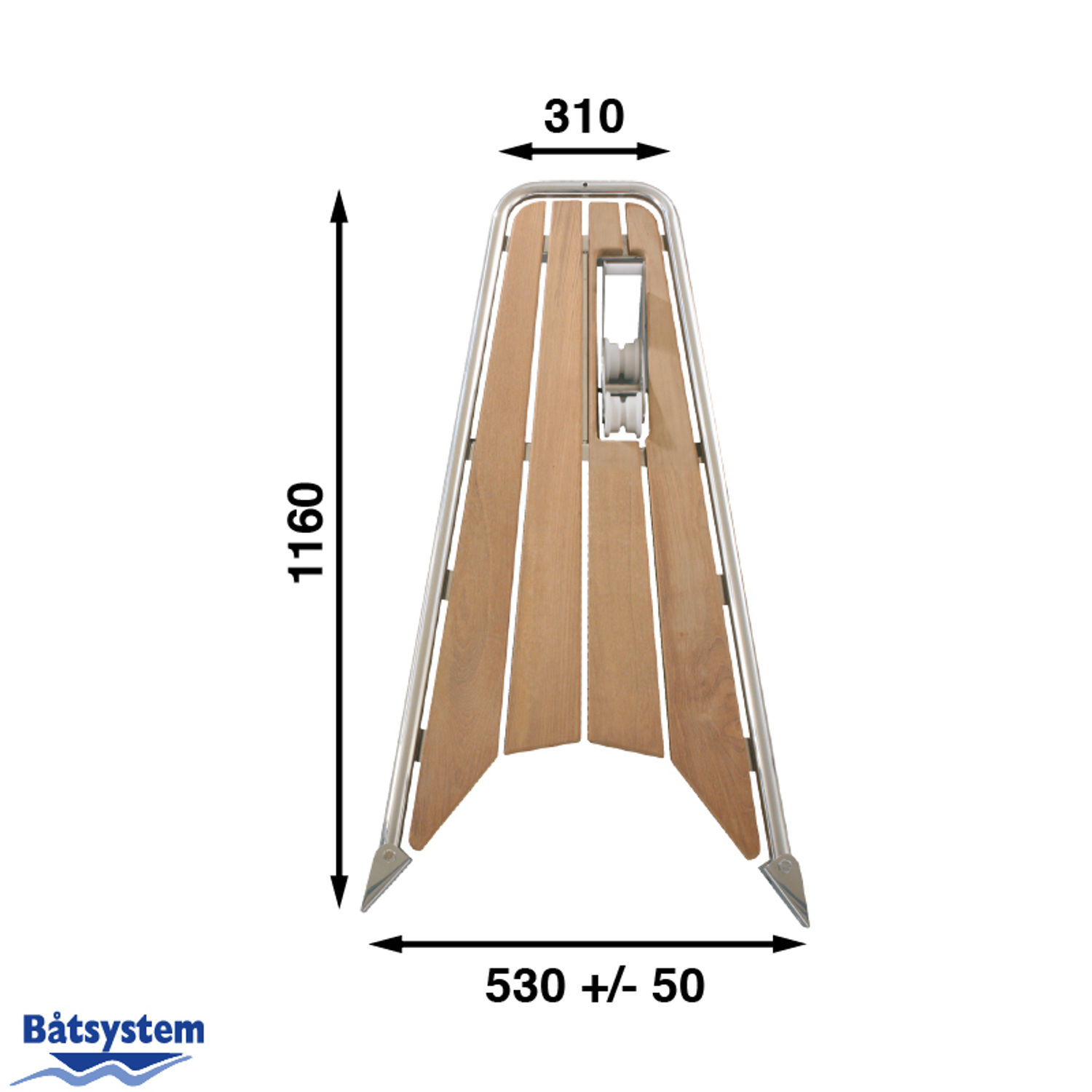 Båtsystem Peke med ankerrulle 26'-35'