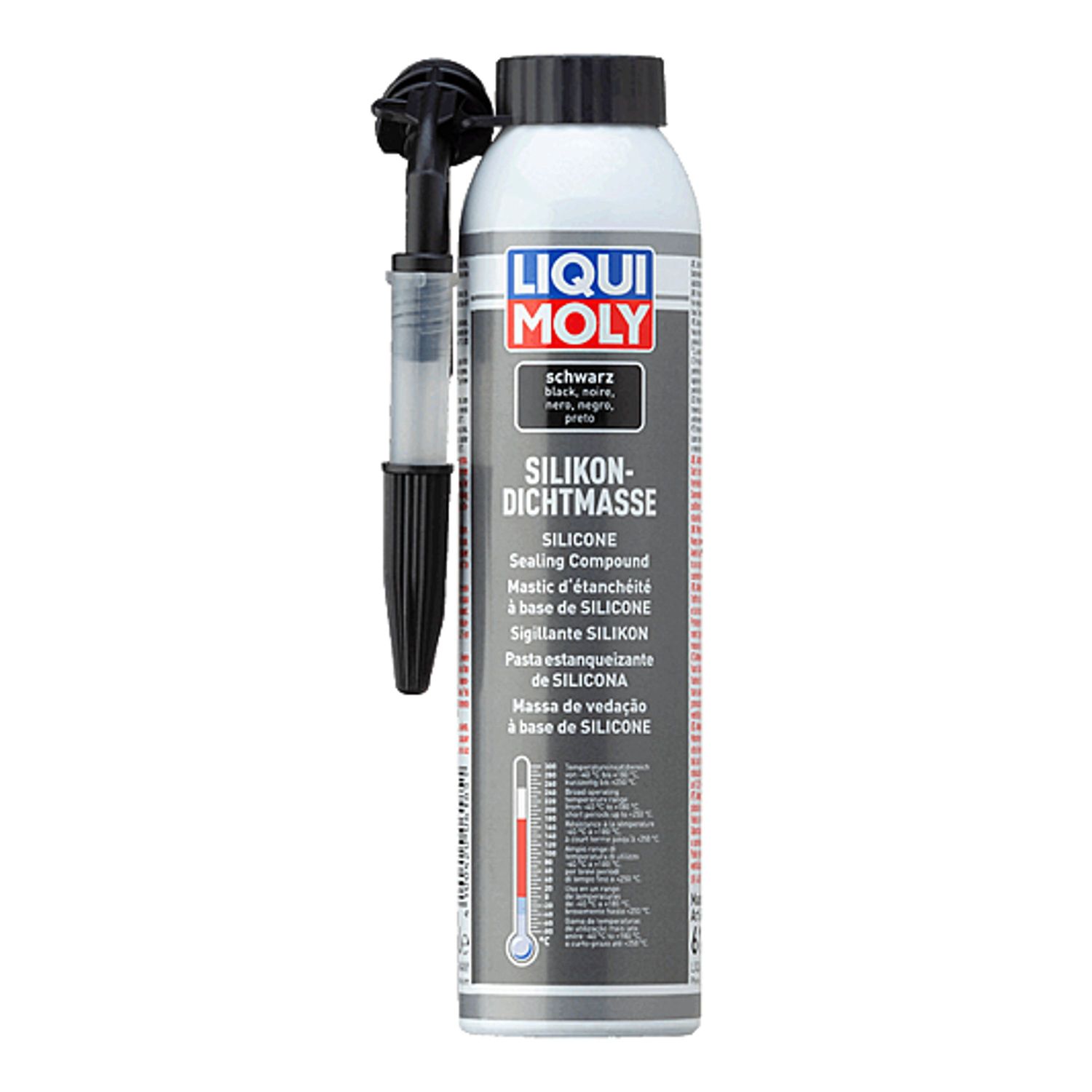 Liqui Moly Flydende Pakning Sort 200ml -40° til 250°