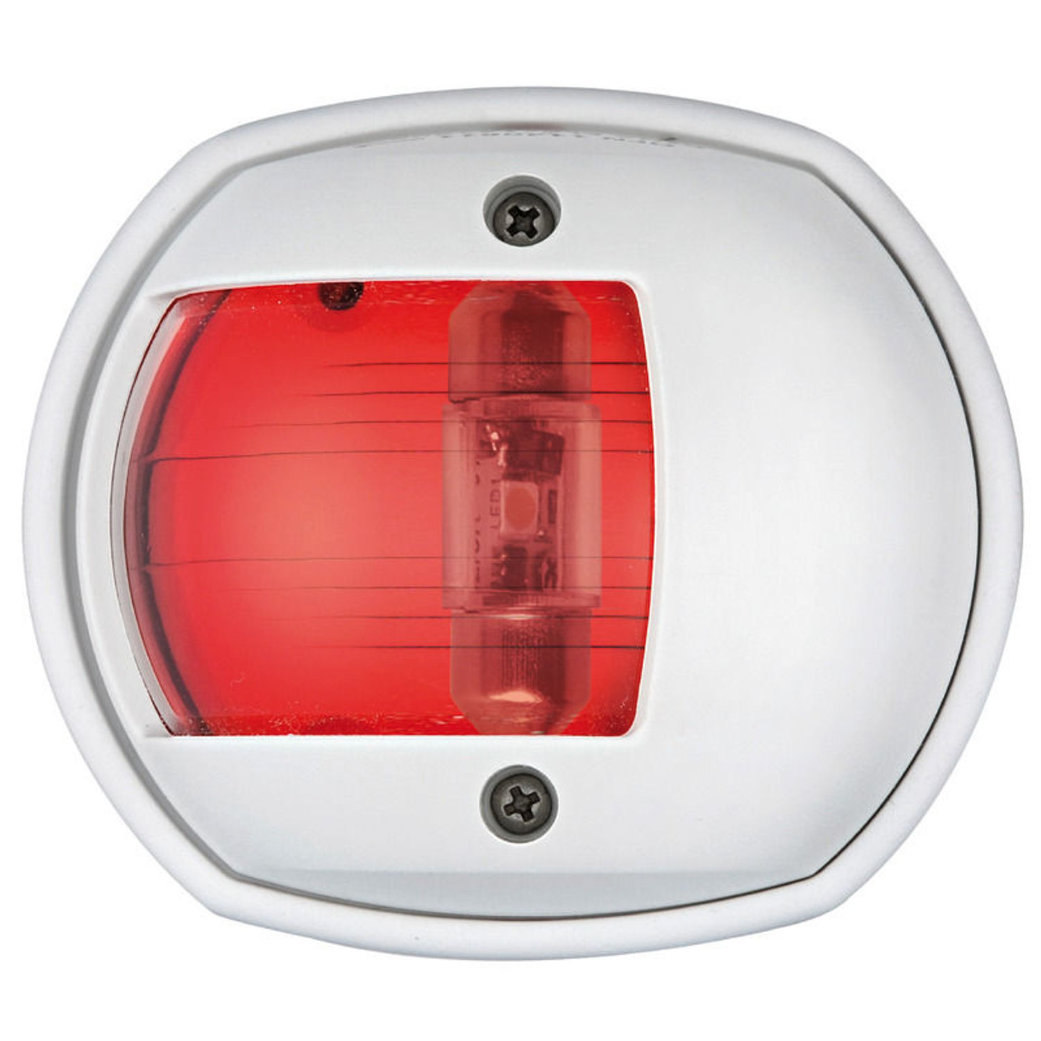 Kompakt LED styrbordlanterne, RAL 7042