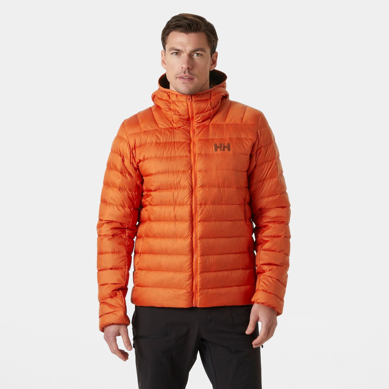 Dunjakke Verglas Hooded Down 2.0 Orange Herre