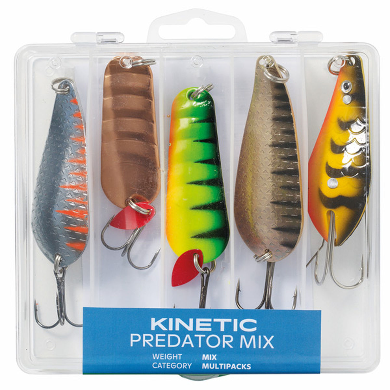 Kinetisk fiskesnøre Predator mix 5 stk.