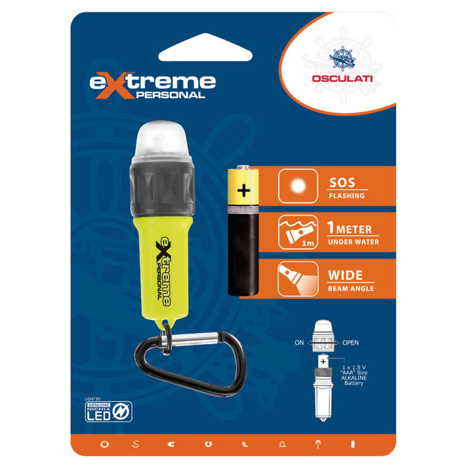 Extreme Personale nød LED-minilommelygte