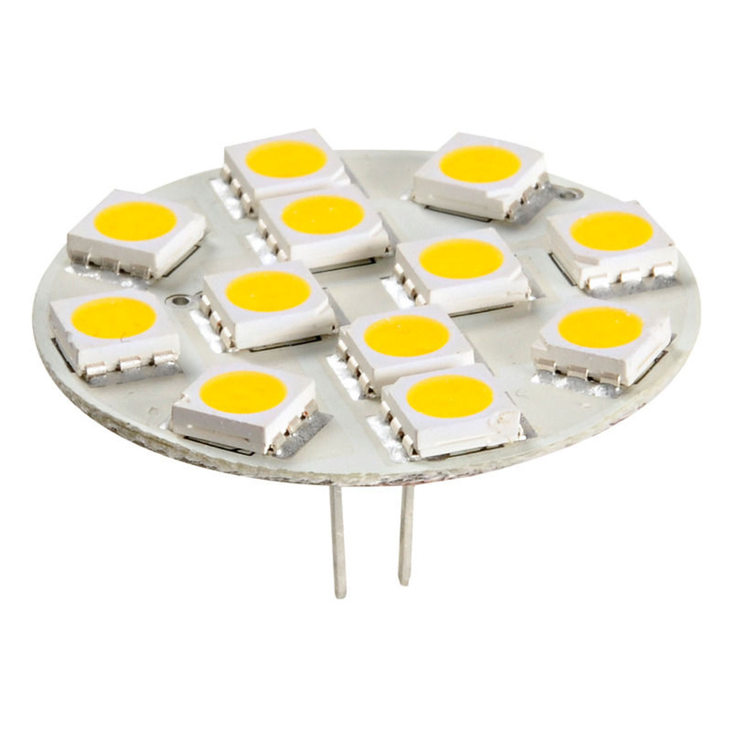 12-LED-lampa G4 bakanslutning Ø 30 mm