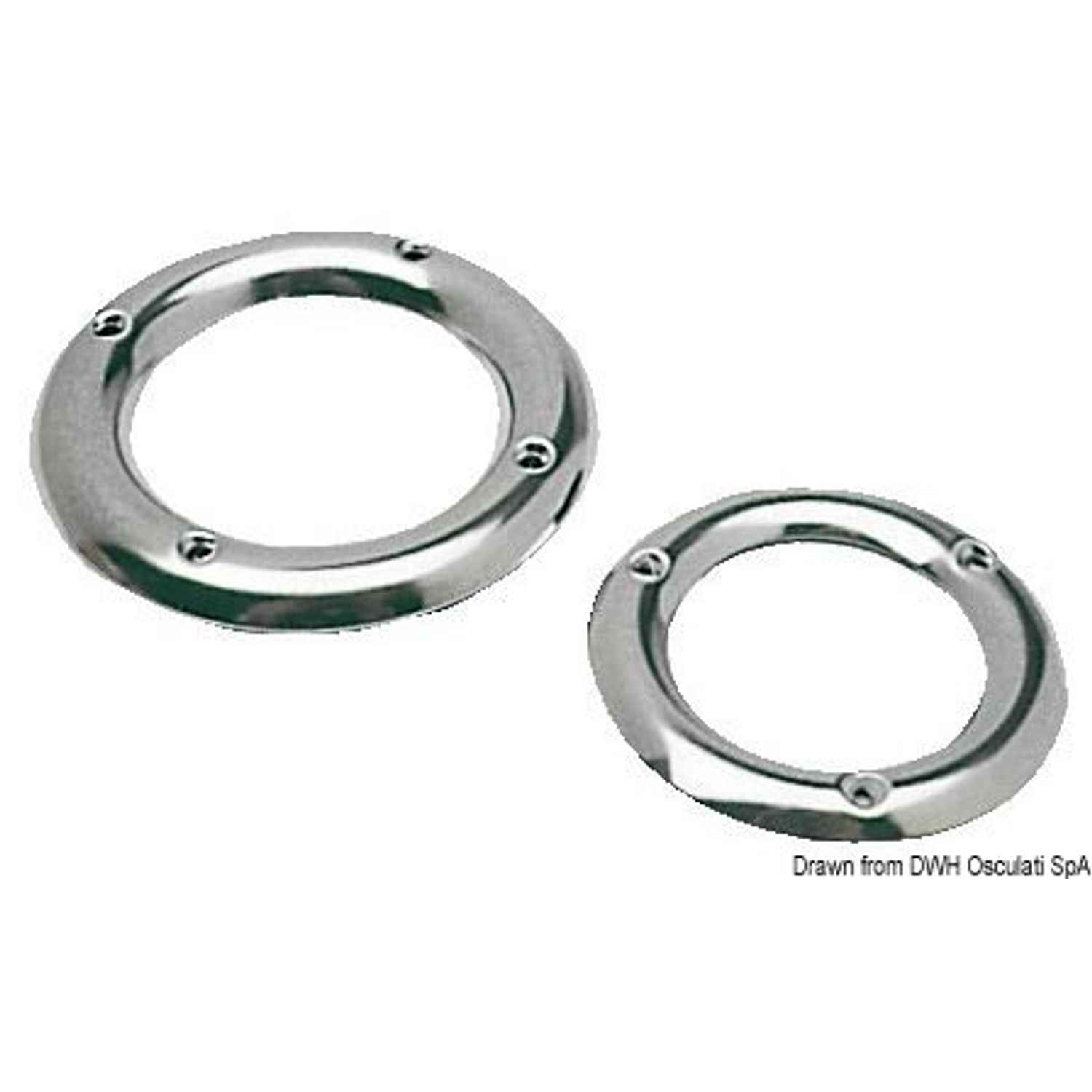 Ringmøtrik til klyds AISI 316 90 mm