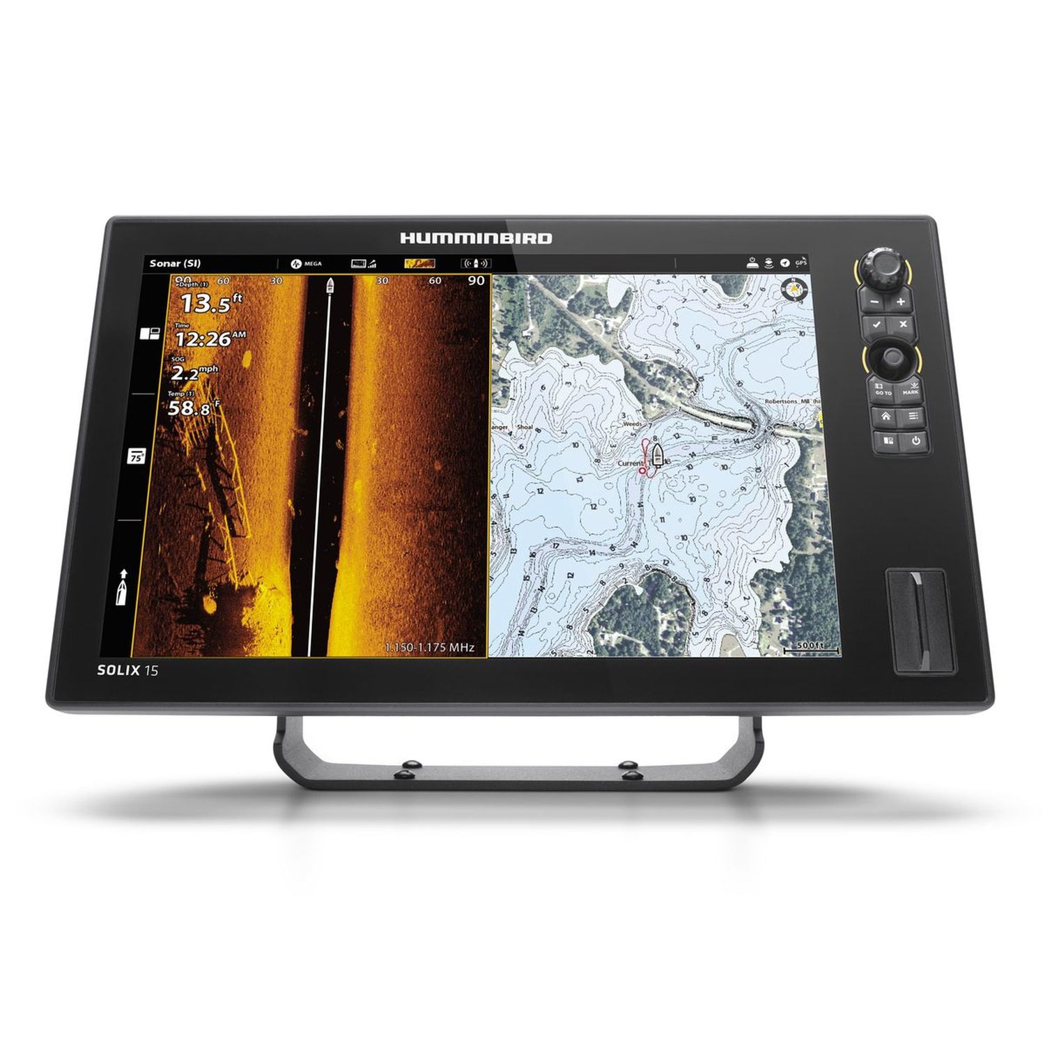Humminbird Solix 15 CHIRP MSI+ GPS G2 kaiku/plotteri