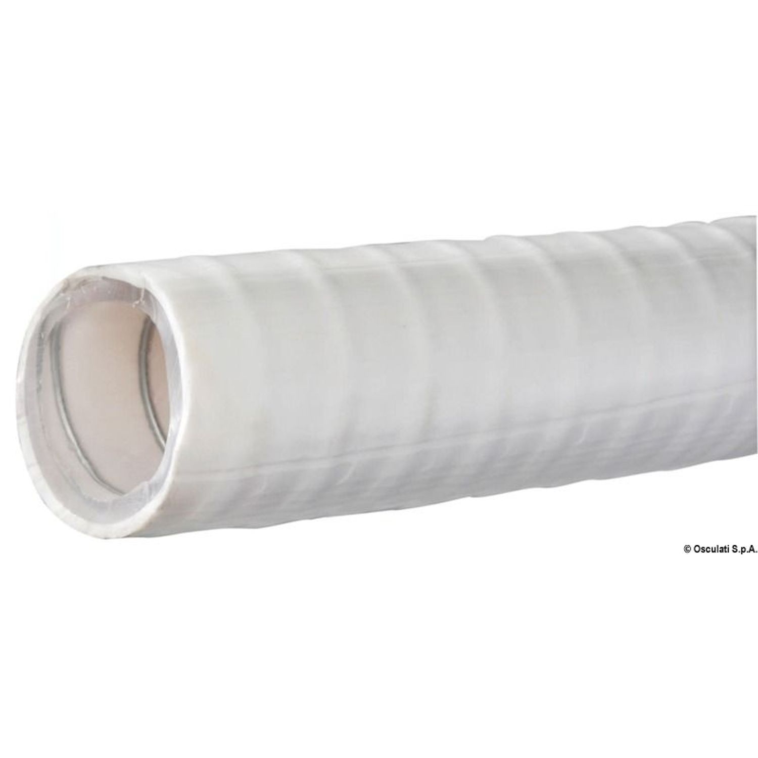 Premium PVC-slang för sanitetskopplingar vit 20 mm