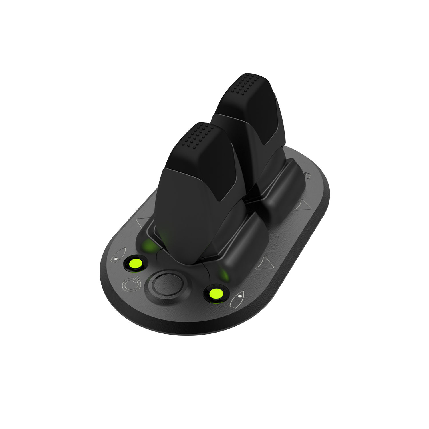 Trinnløs joystick - dobbel aluminium