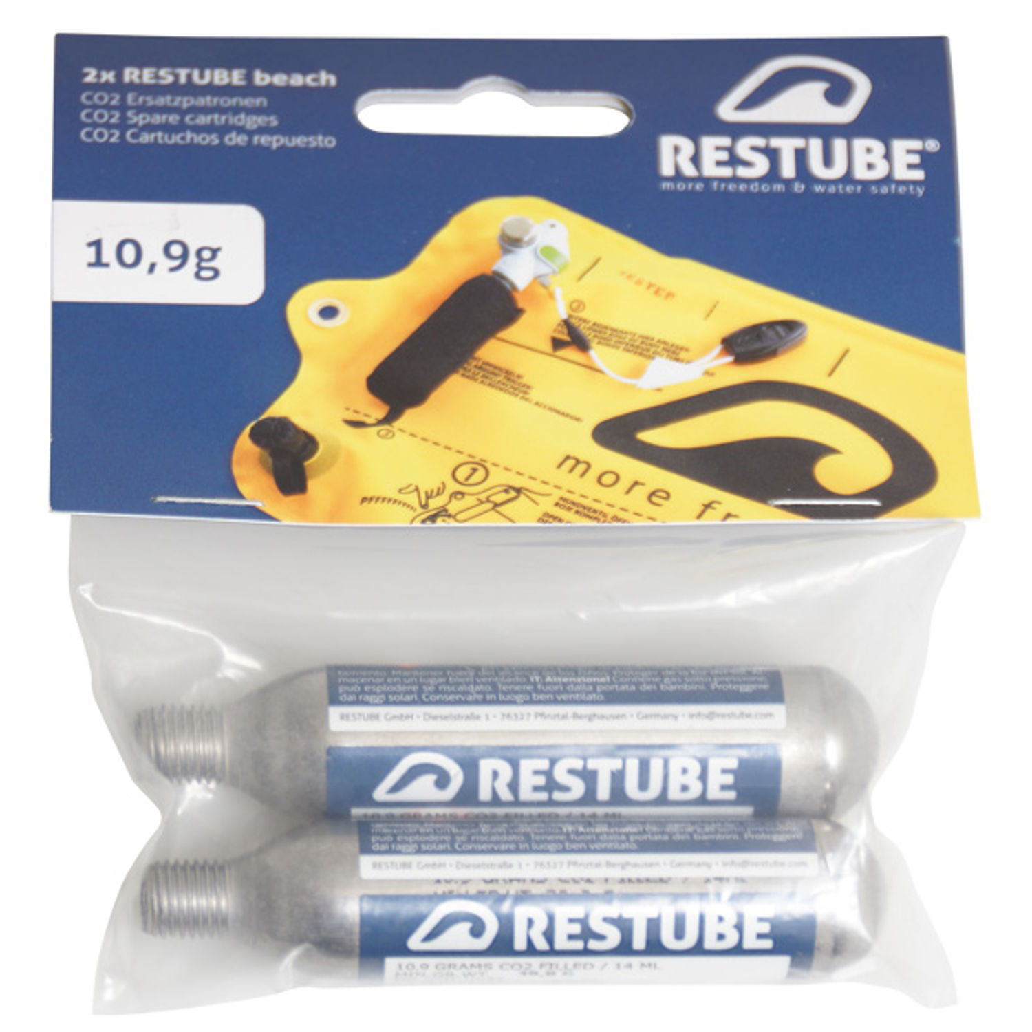 Restube patruuna 2kpl 10.9g Beachille