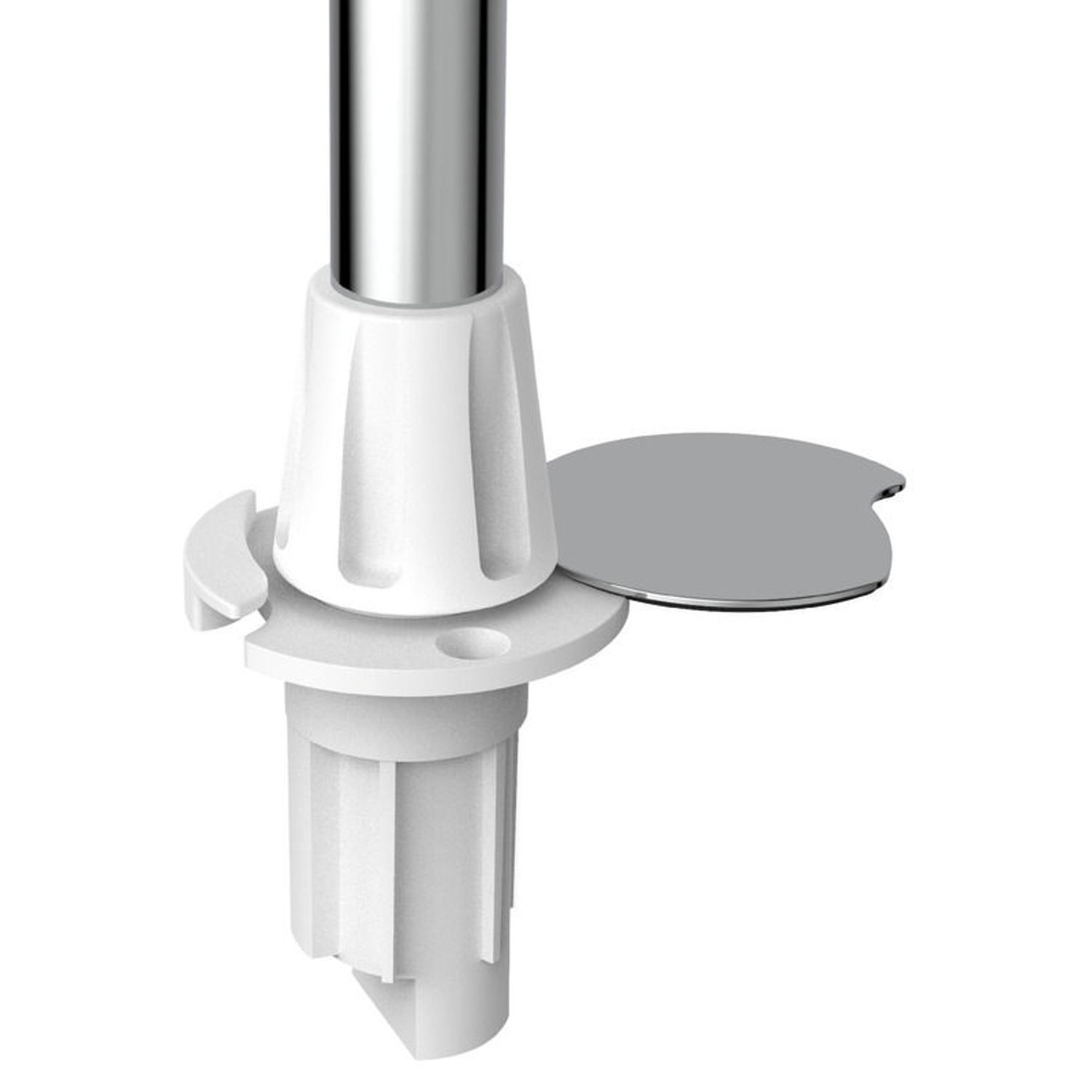 Advace utdragbar stång SS med bas 100 cm