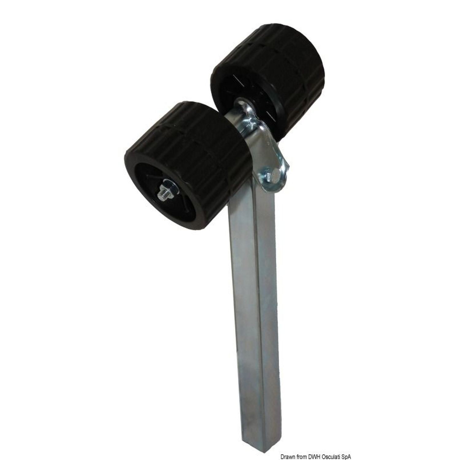 Svingbar siderulle 40 mm