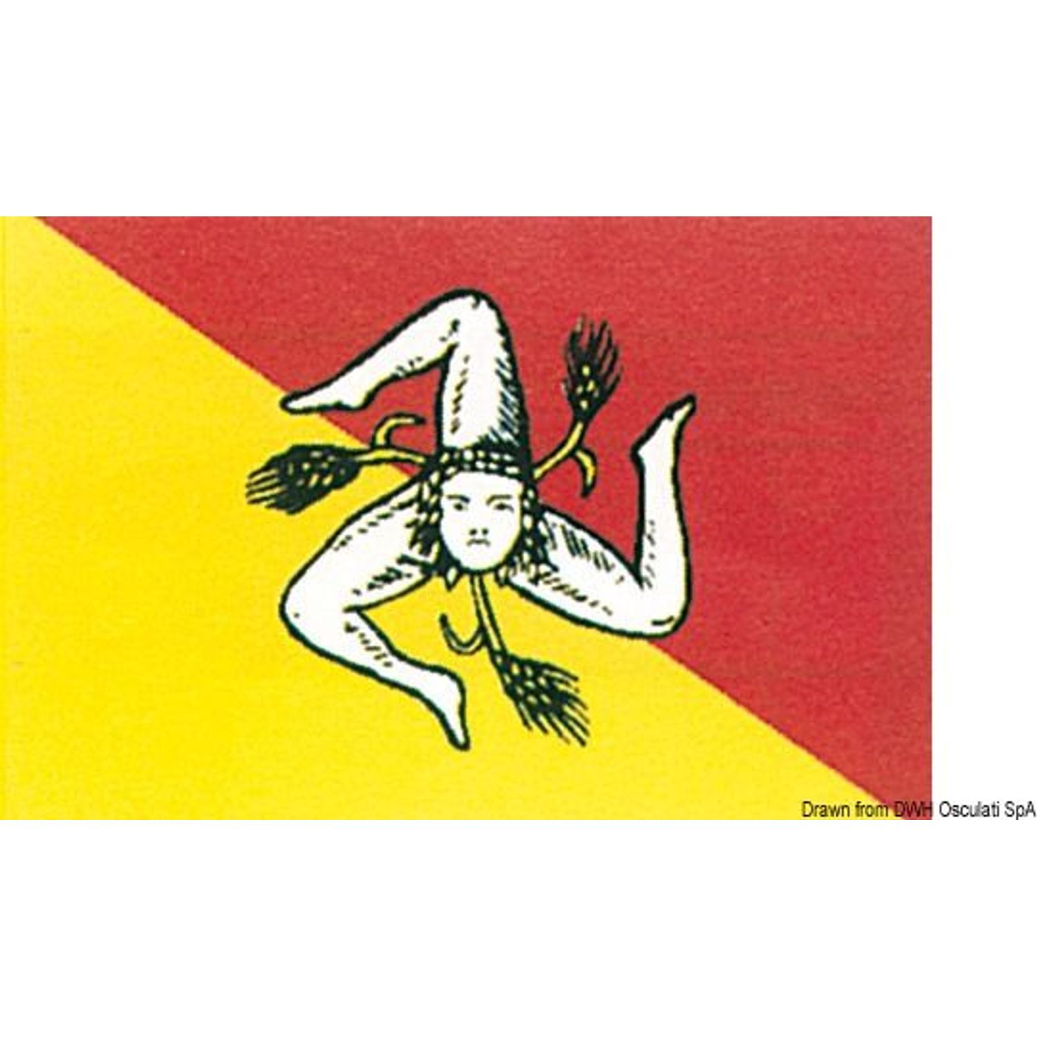 Flagg Sicilia 30 x 45 cm