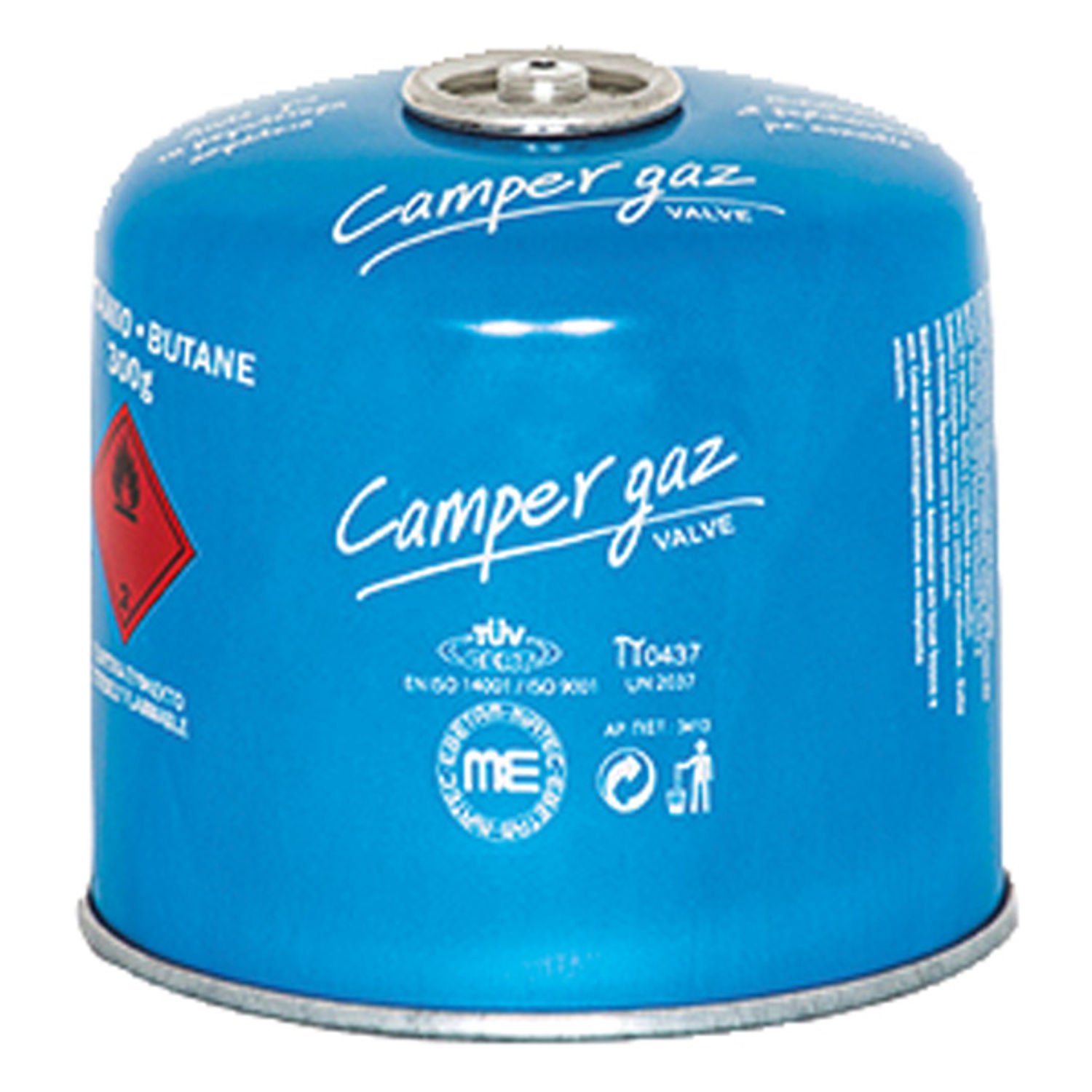 Gasolflaska 300 gr. ventil 7/16 NS EN 417