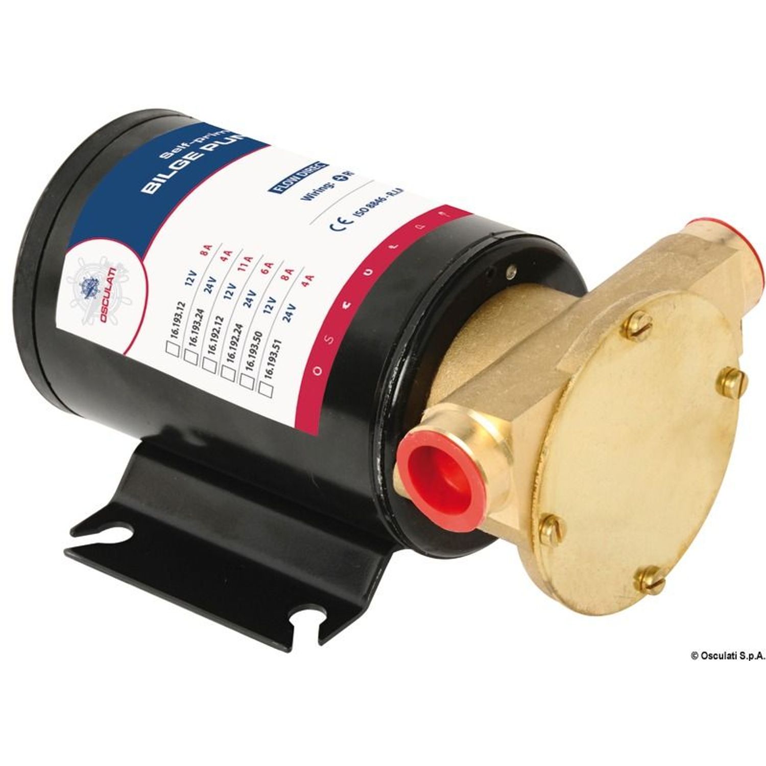 Selvprimende lensepumpe 24 V 4 A