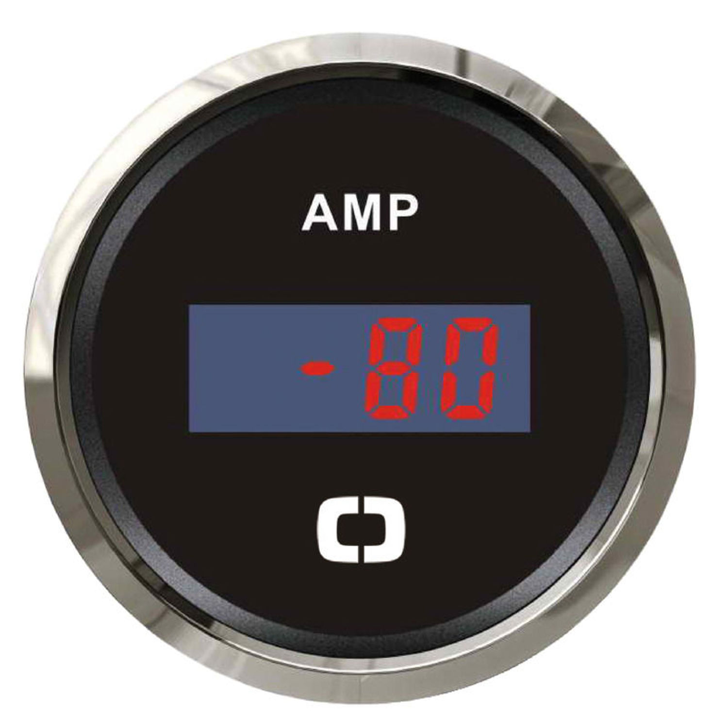 Digitalt amperemeter med shunt sort/blank