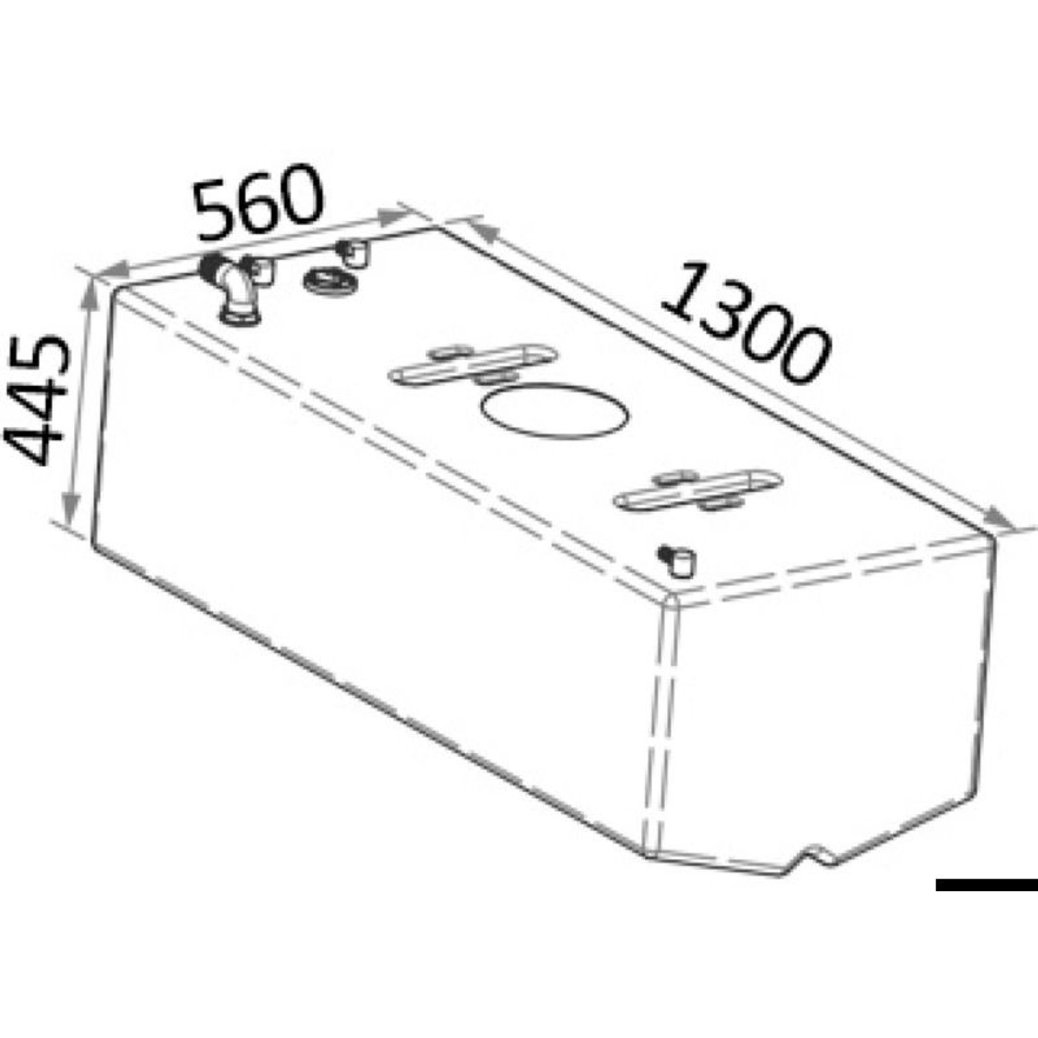 Brændstoftank 271 l