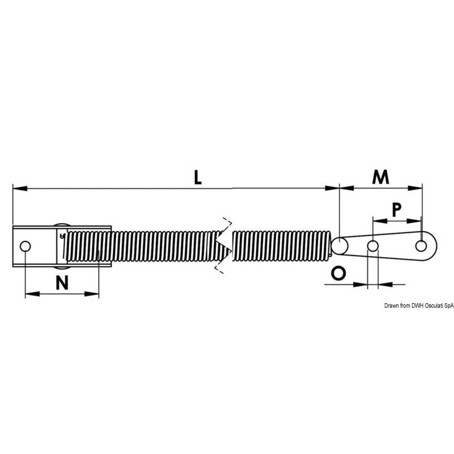 SS luukunpidike 260 mm B