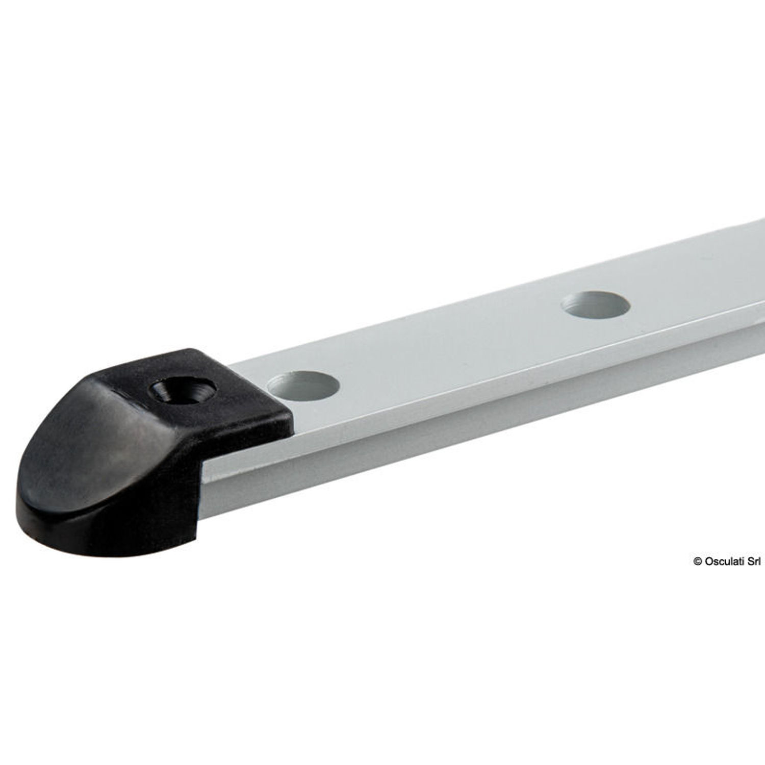 Anodisoitu alumiinikisko 25x4 mm (2m-tanko)
