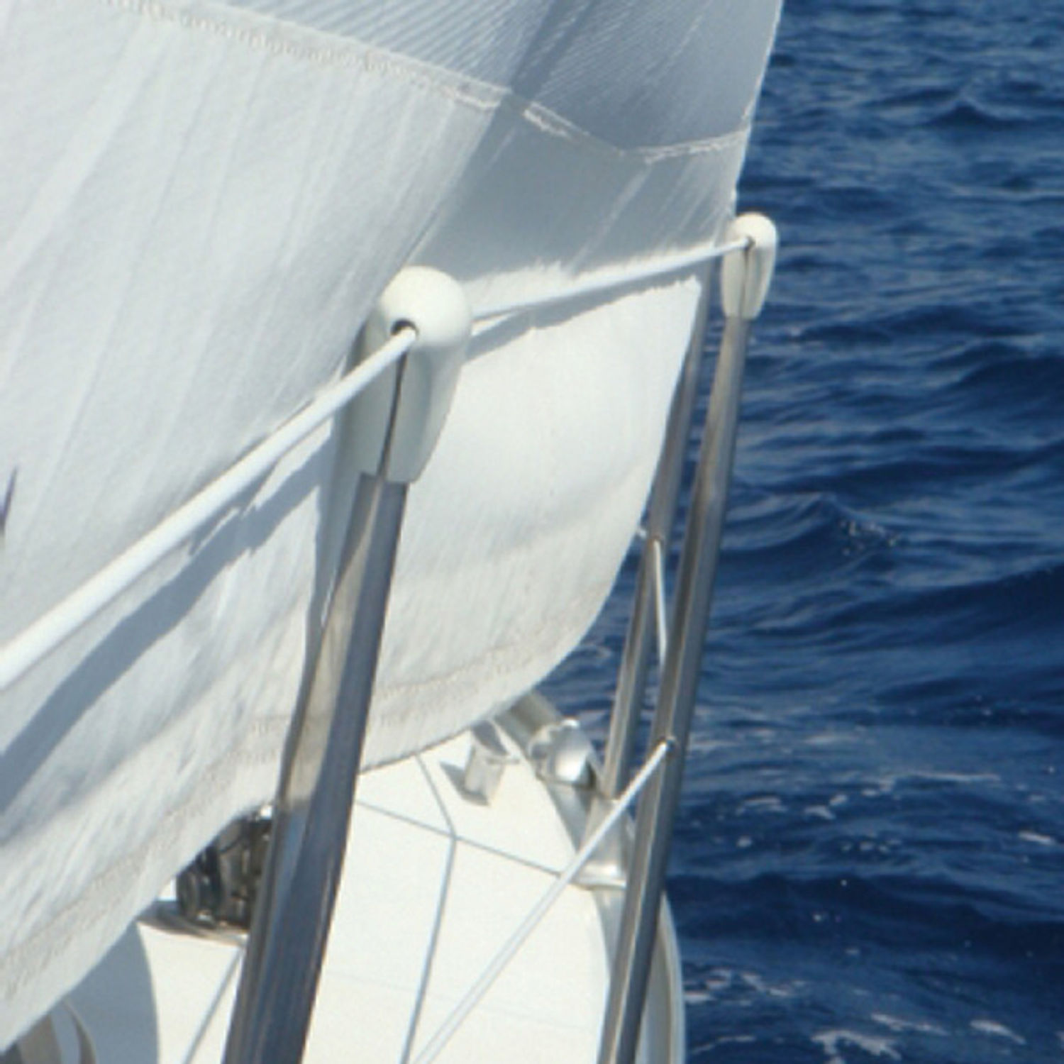 Ocean fleksibel septertoppbeskytter i hvit 4 stk