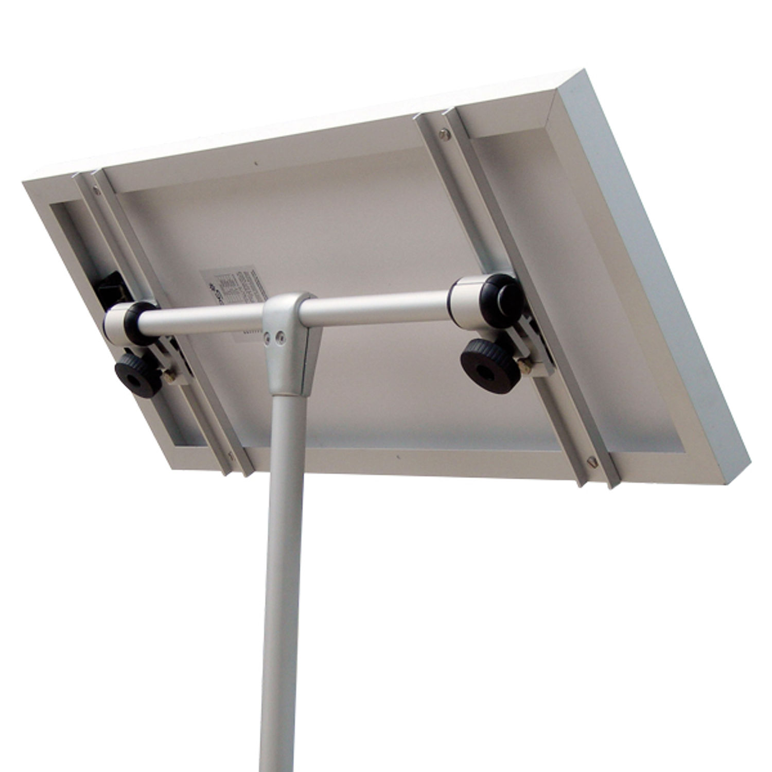 Justerbar solcellepanelholder med stang