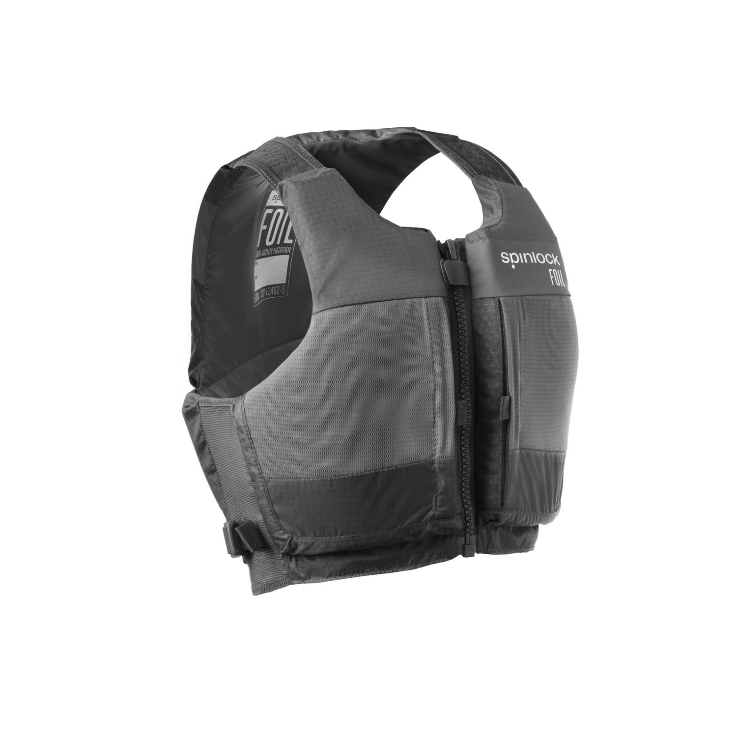 Flytevest Spinlock Foil PFD 50N Svart