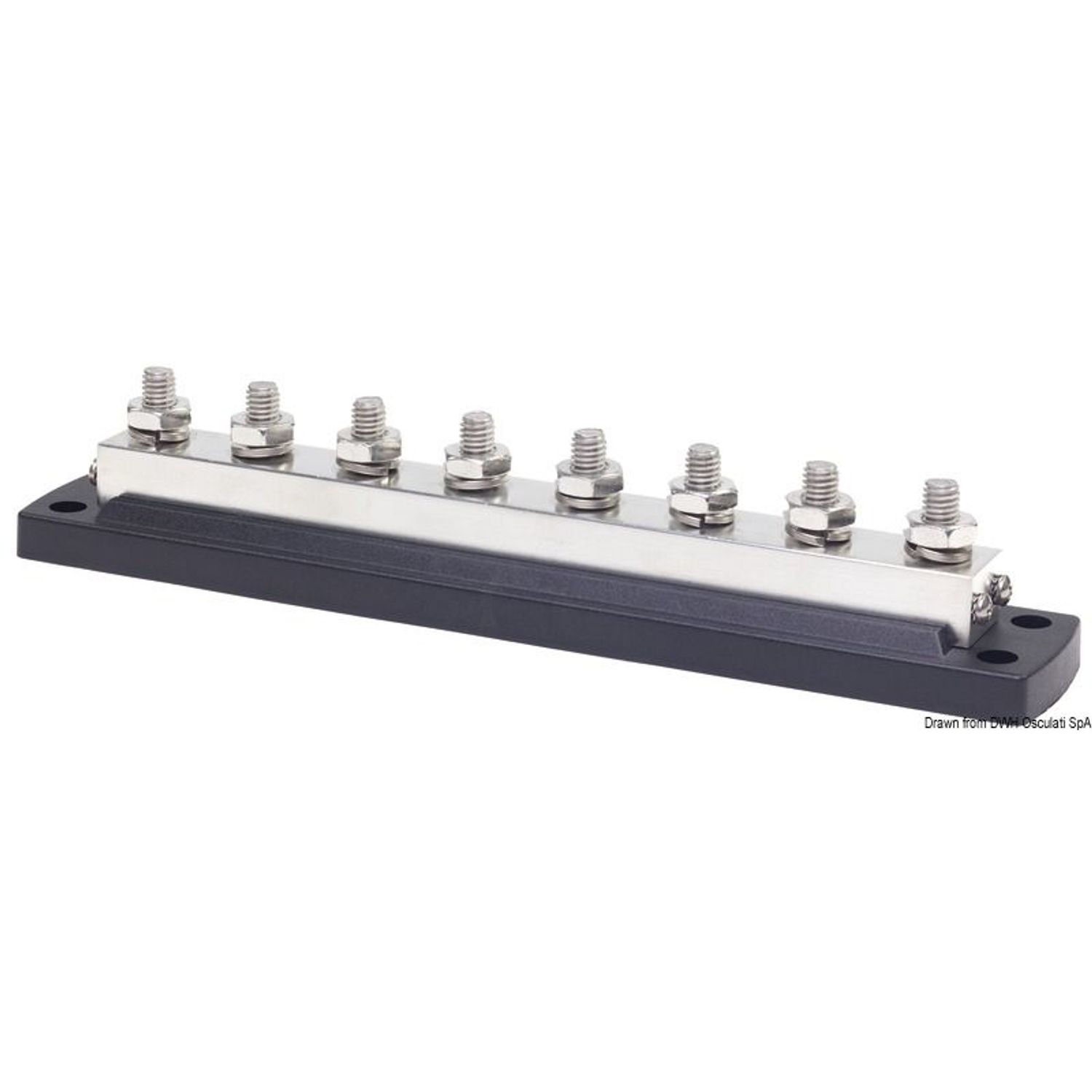 Bus-Bar sähköinen kytkentärima 8 x 10 mm