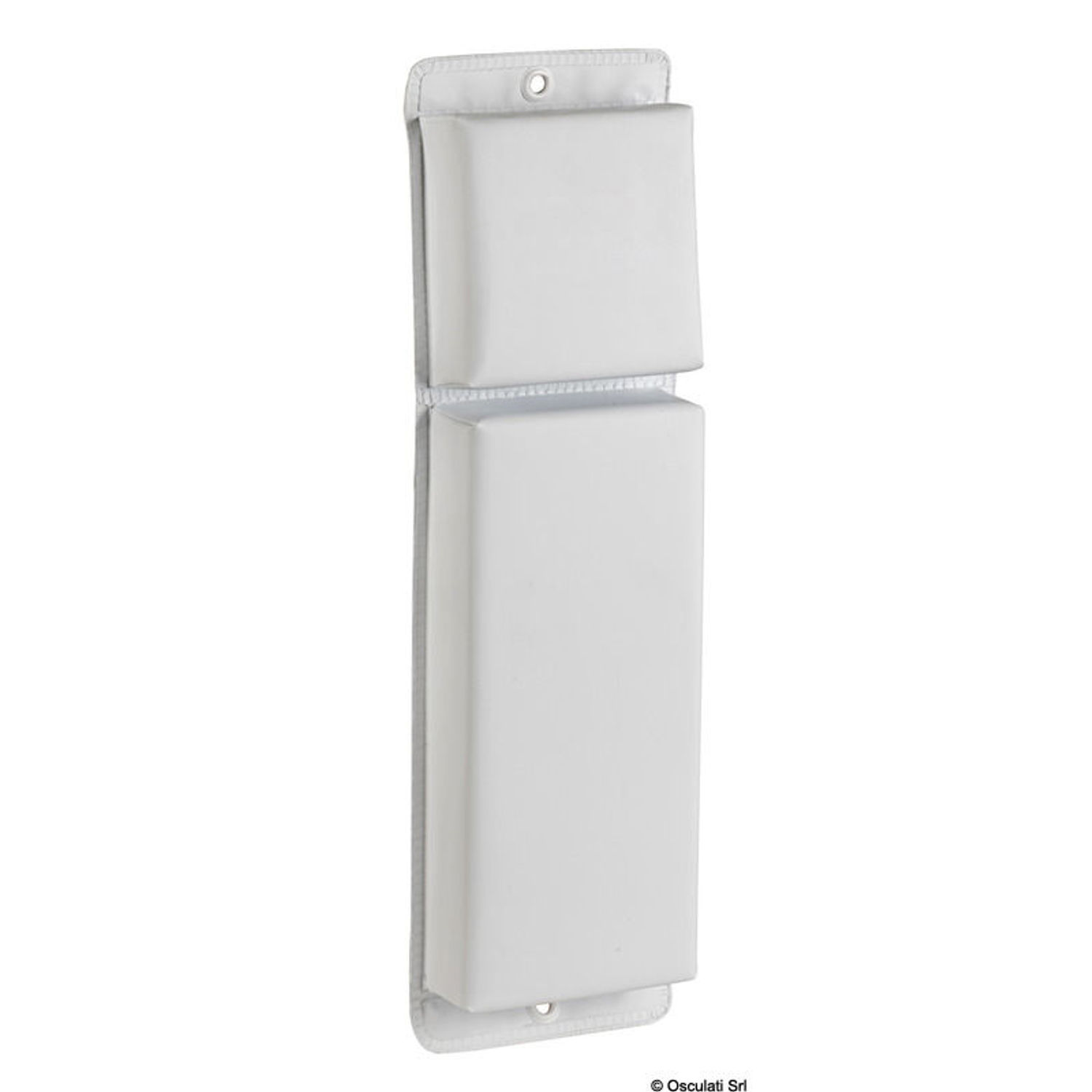 Flat PVC-fender hvit 610 mm
