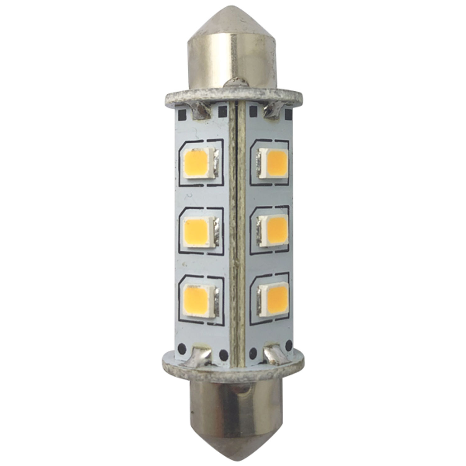 1852 LED pinol polttimo 42mm 10-36vdc 1.2/10W omni - 2 kpl pakkaus